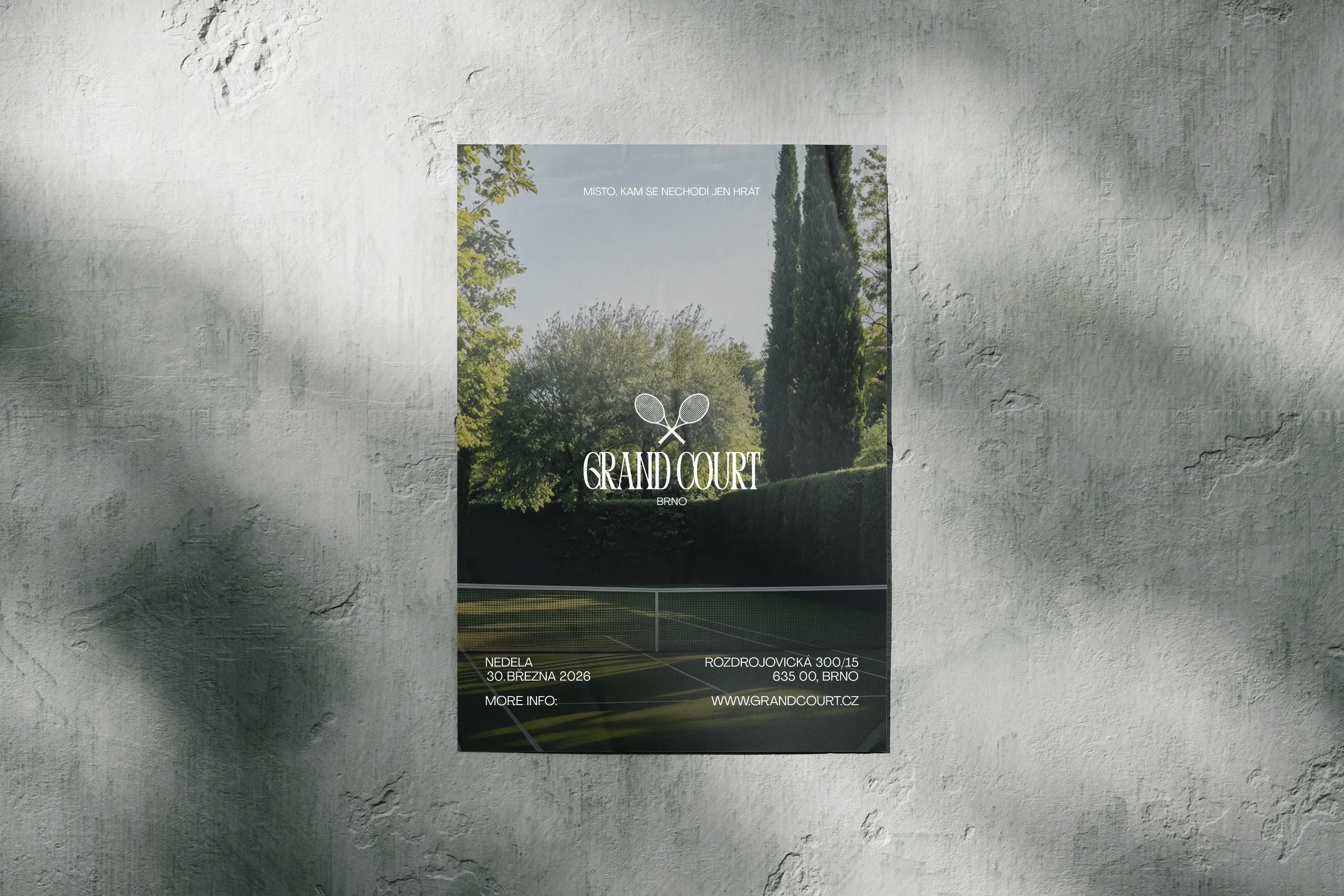 Plakát Grand Court Brno – tenisový klub a kurty v Brně