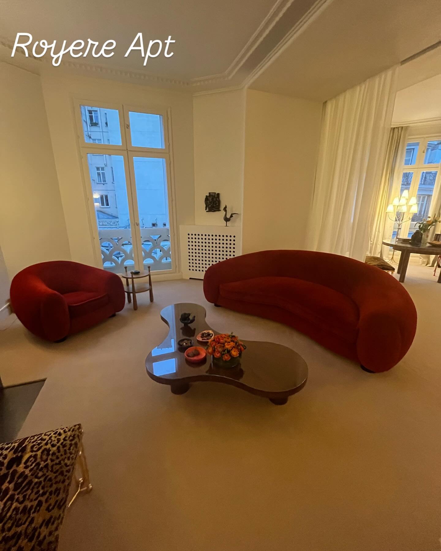 Swipe to see more pics➡️
Chrissie and I had the immense pleasure of visiting the Jean Royere Paris Apartment. Carefully and thoughtfully designed, the space allows you to experience iconic Roy&egrave;re pieces in an authentic and immersive setting th