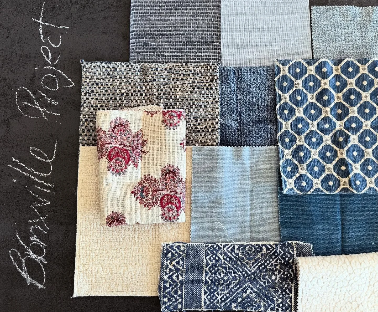 Monday Moodboard 
Calming soft and mid blues.