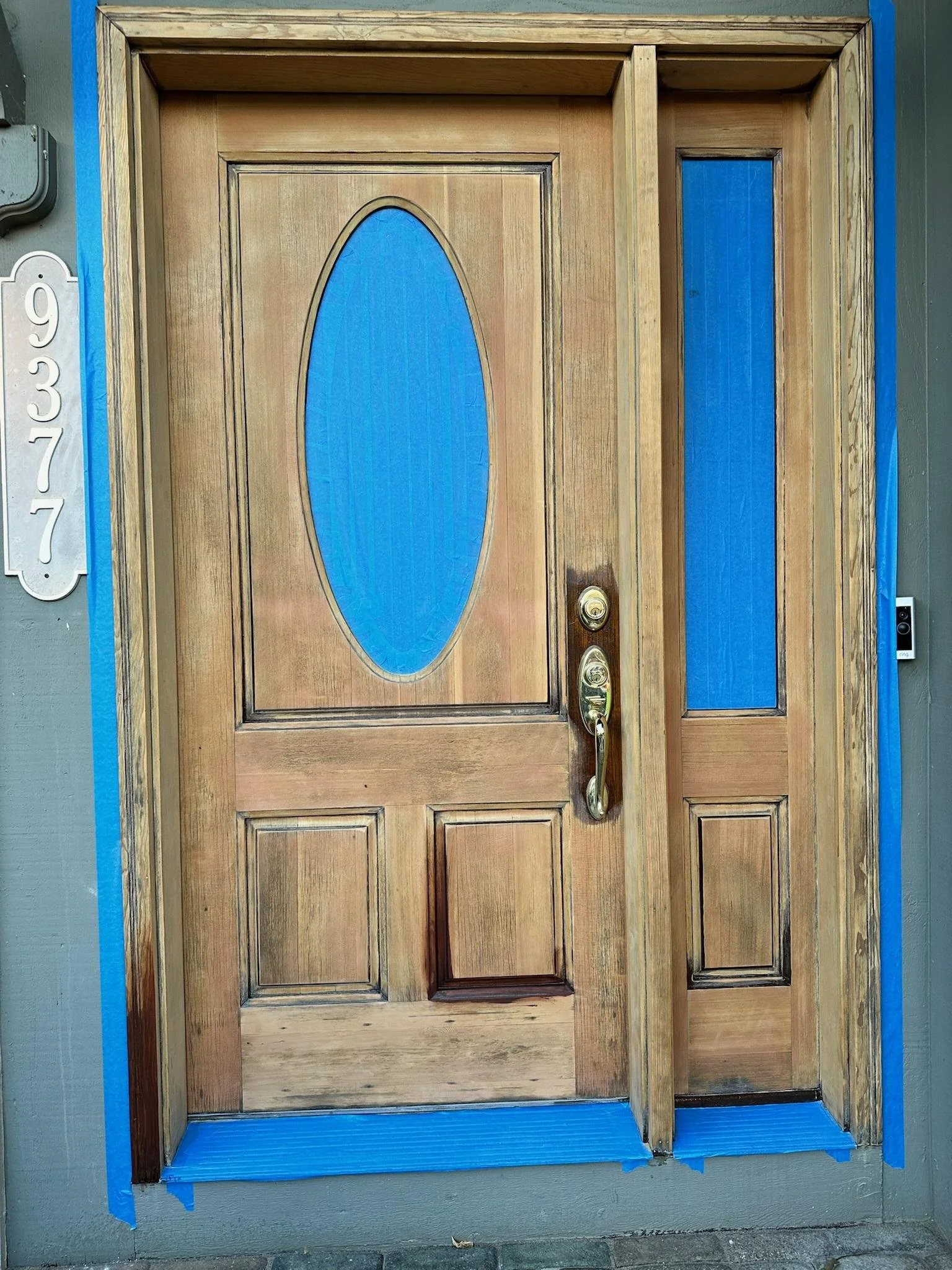 Front Door - Sanded and Sanded