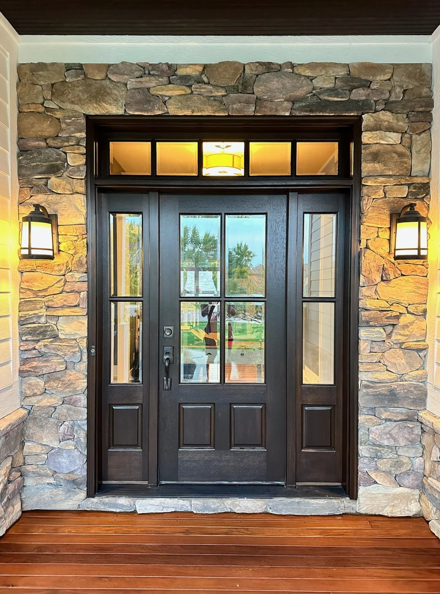 Modern Front Door - After Refinish