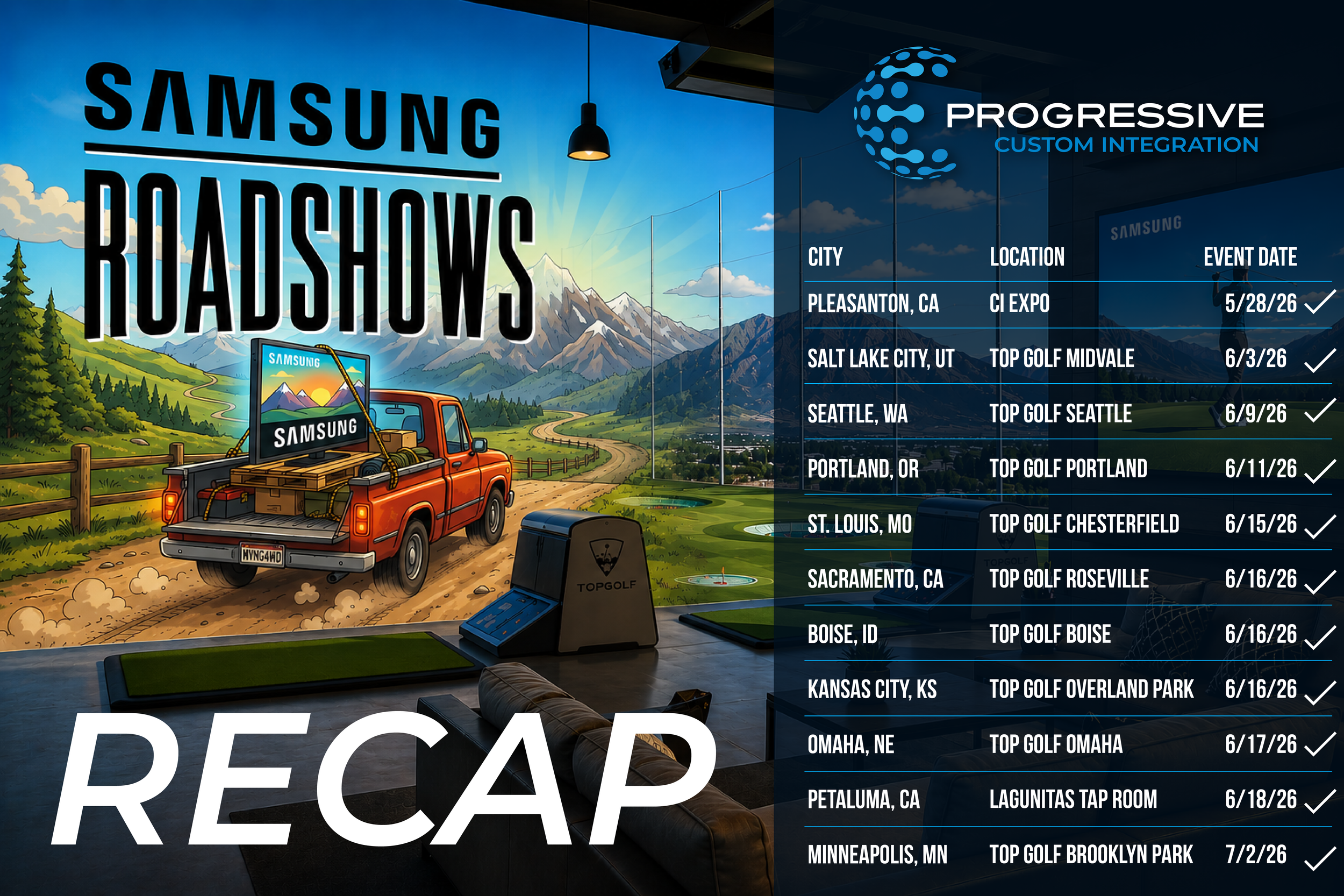 Samsung Roadshows Recap 2026