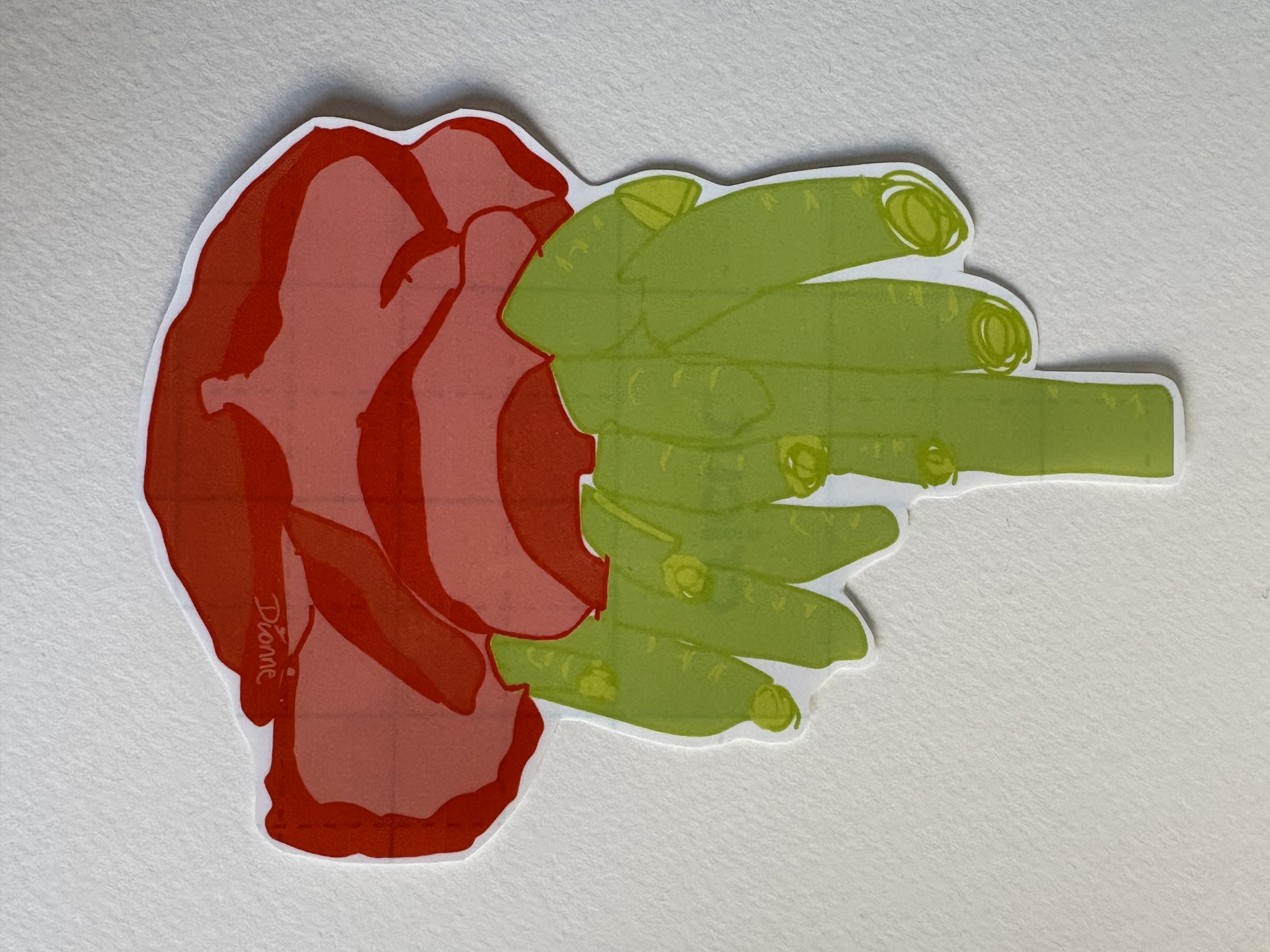 Coral JR vinyl sticker