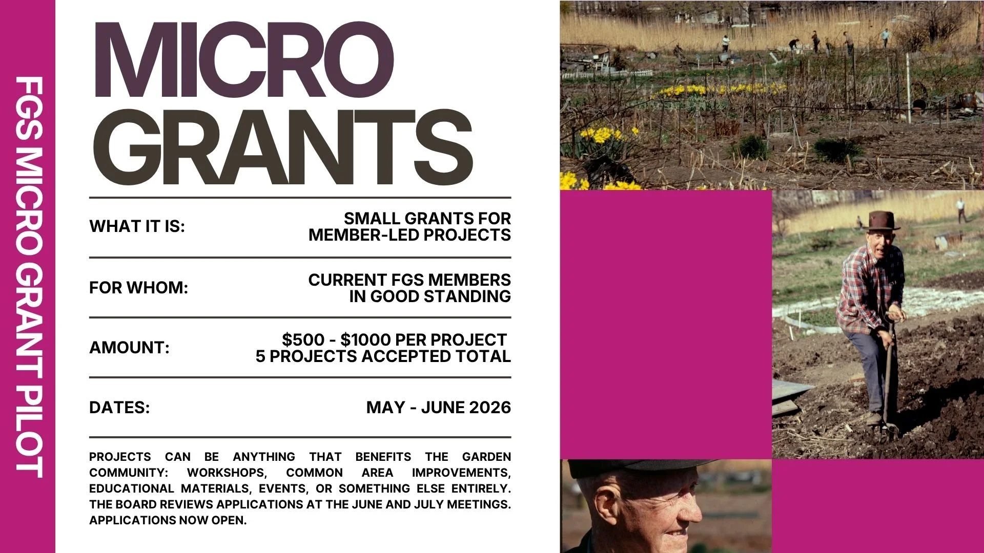 FGS Micro Grants: We're Funding Gardener-Led Projects This Summer