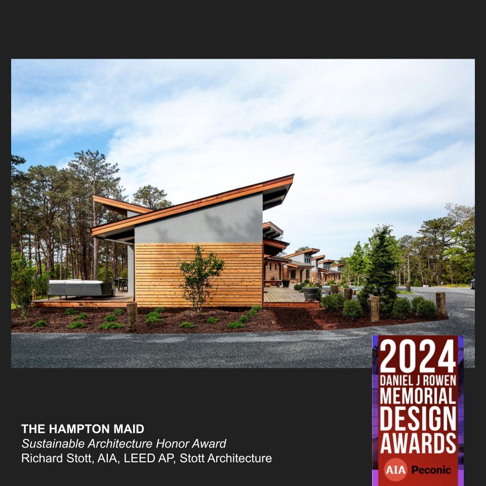 The countdown to our 2025 Design Awards Celebration continues as we recognize and celebrate awards recipients from last year's program.

The jury appreciated the thoughtful social considerations represented by The Hampton Maid, architect Richard Stot