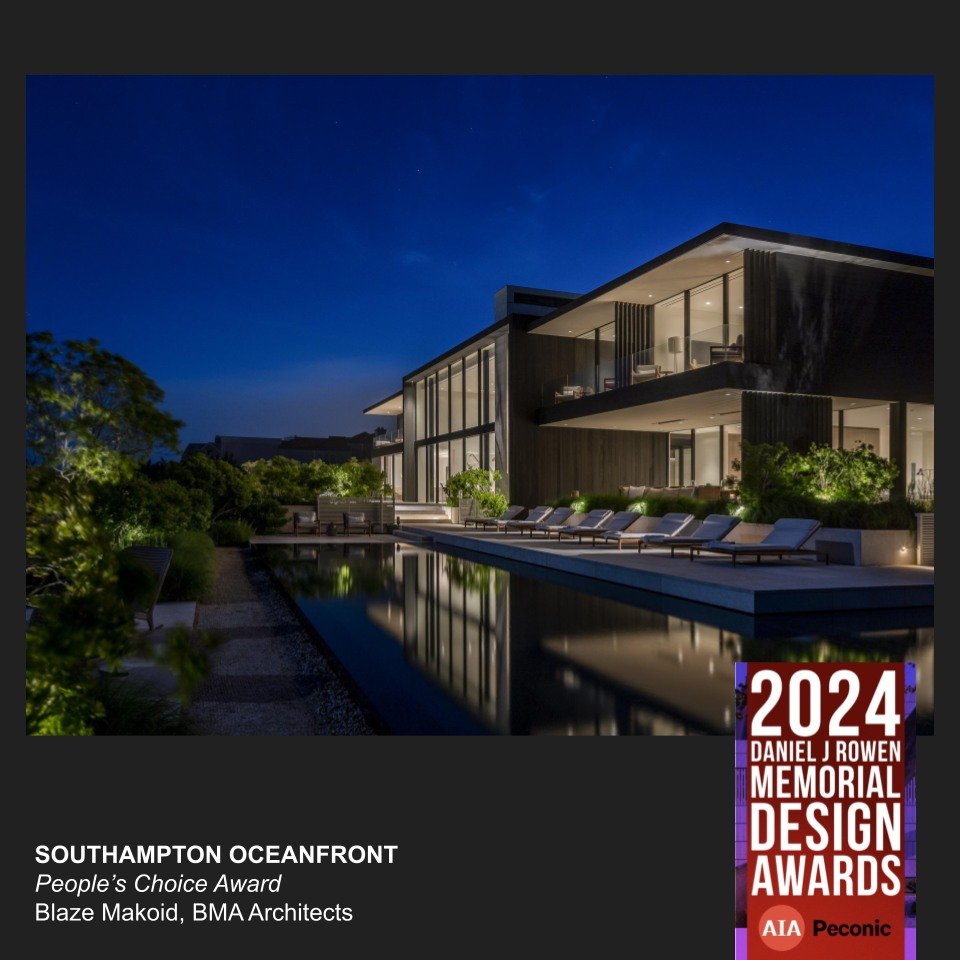 For our 2024 Design Awards Celebration, the audience selected this project by Blaze Makoid of BMA Architects to receive the honor of People's Choice Award. 

Partners on this project include:
Michael Stavaridis, Project Photographer
Write &amp; Co. C