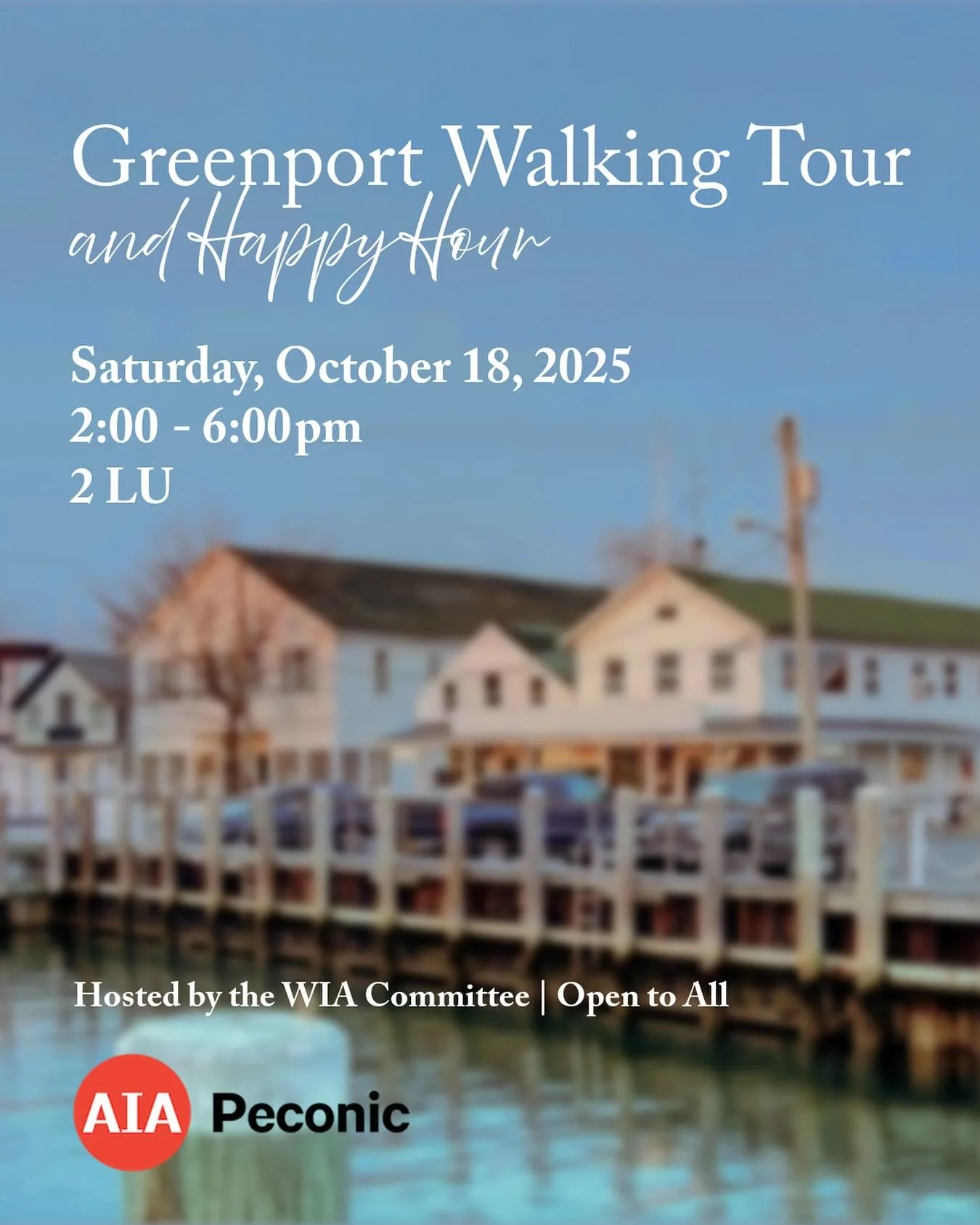 Yup! That&rsquo;s right. Earn 2 LU while enjoying a fun, engaging walking tour (more like scavenger hunt!) of Greenport.  The event culminates over nibbles and drinks at American Beech Hotel. 

OPEN TO ALL! Family, spouses, friends welcome!

#greenpo