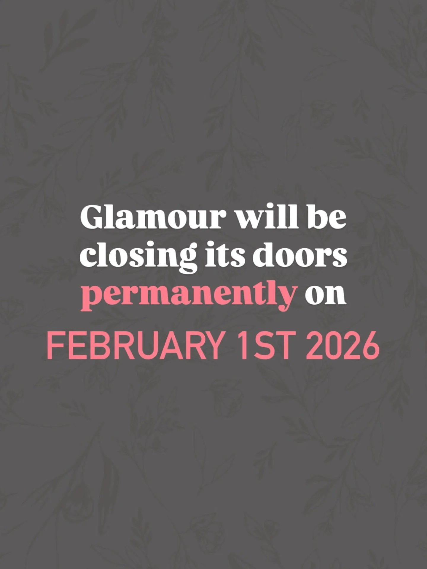 ✨ A gentle reminder ✨

As we&rsquo;ve shared, the salon will be closing permanently as Olivia steps into a season of life. This decision was not made lightly and comes from a place of deep thought, love, and intention.

If you&rsquo;d like more detai