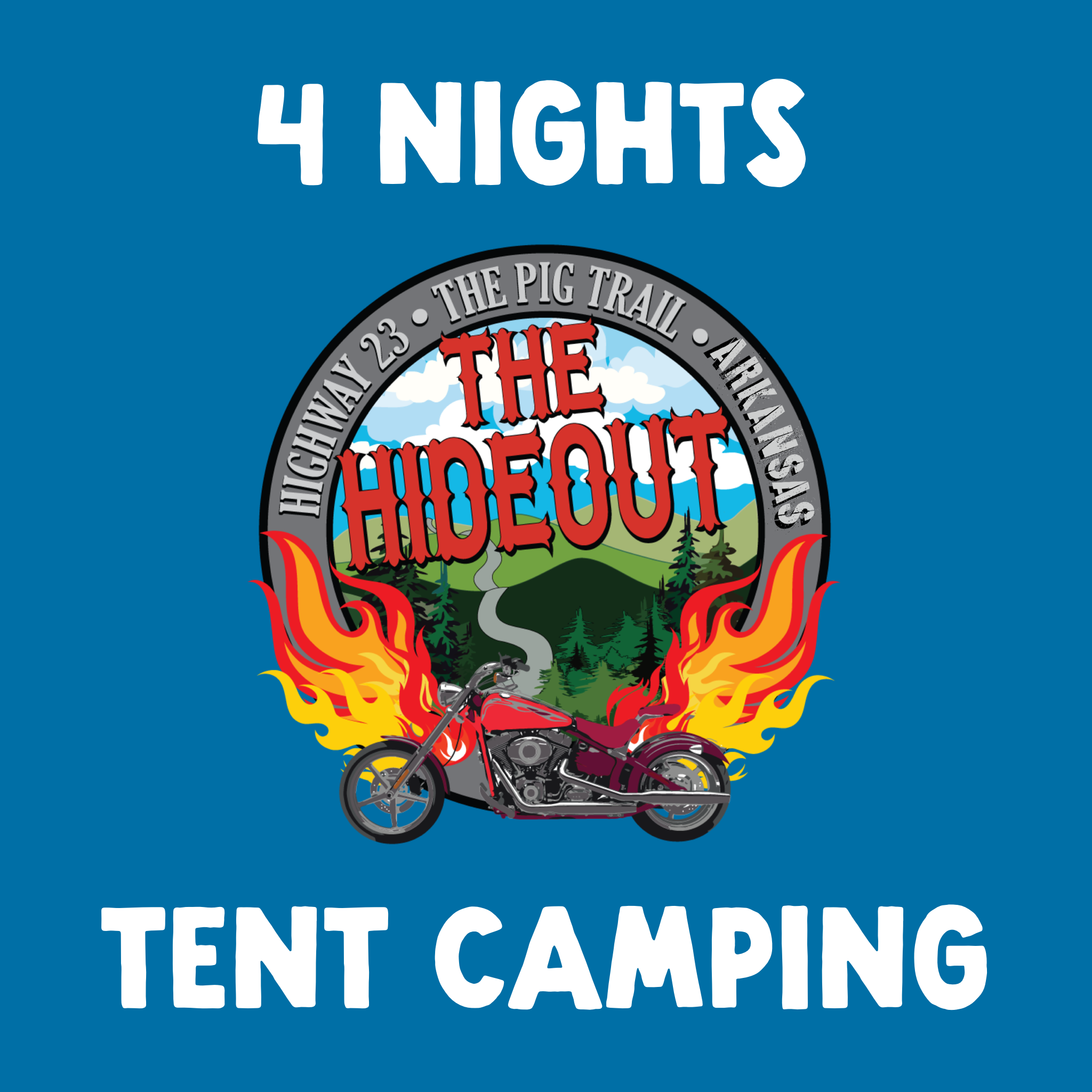 4 NIGHTS - TENT Camping
