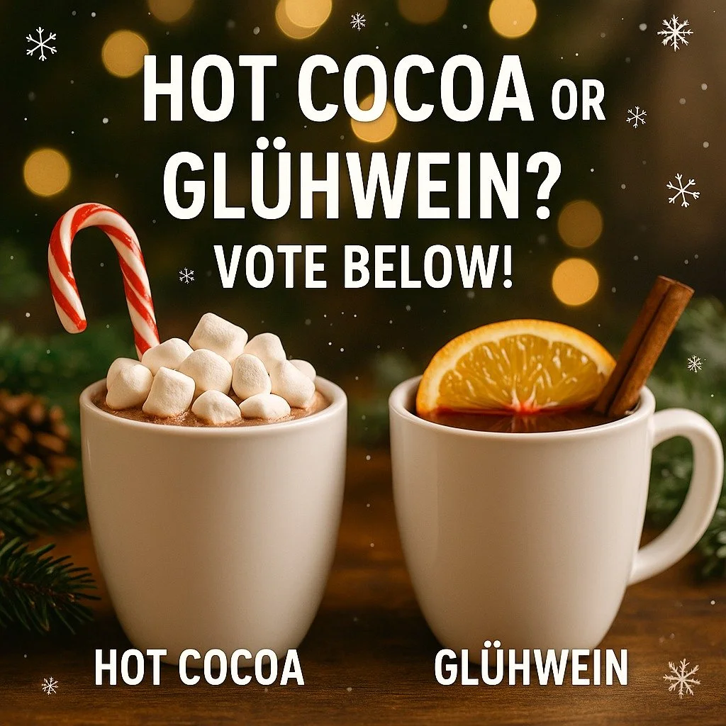☕✨ POLL TIME! ✨🍷

When you&rsquo;re strolling the Sandusky Christmas Market, which cozy cup are you reaching for? 🎄
👉 Team Hot Cocoa 🍫☕ or Team Gluhwein 🍷?

Vote below ⬇️ and let&rsquo;s settle this holiday debate once and for all! 🎅🎶