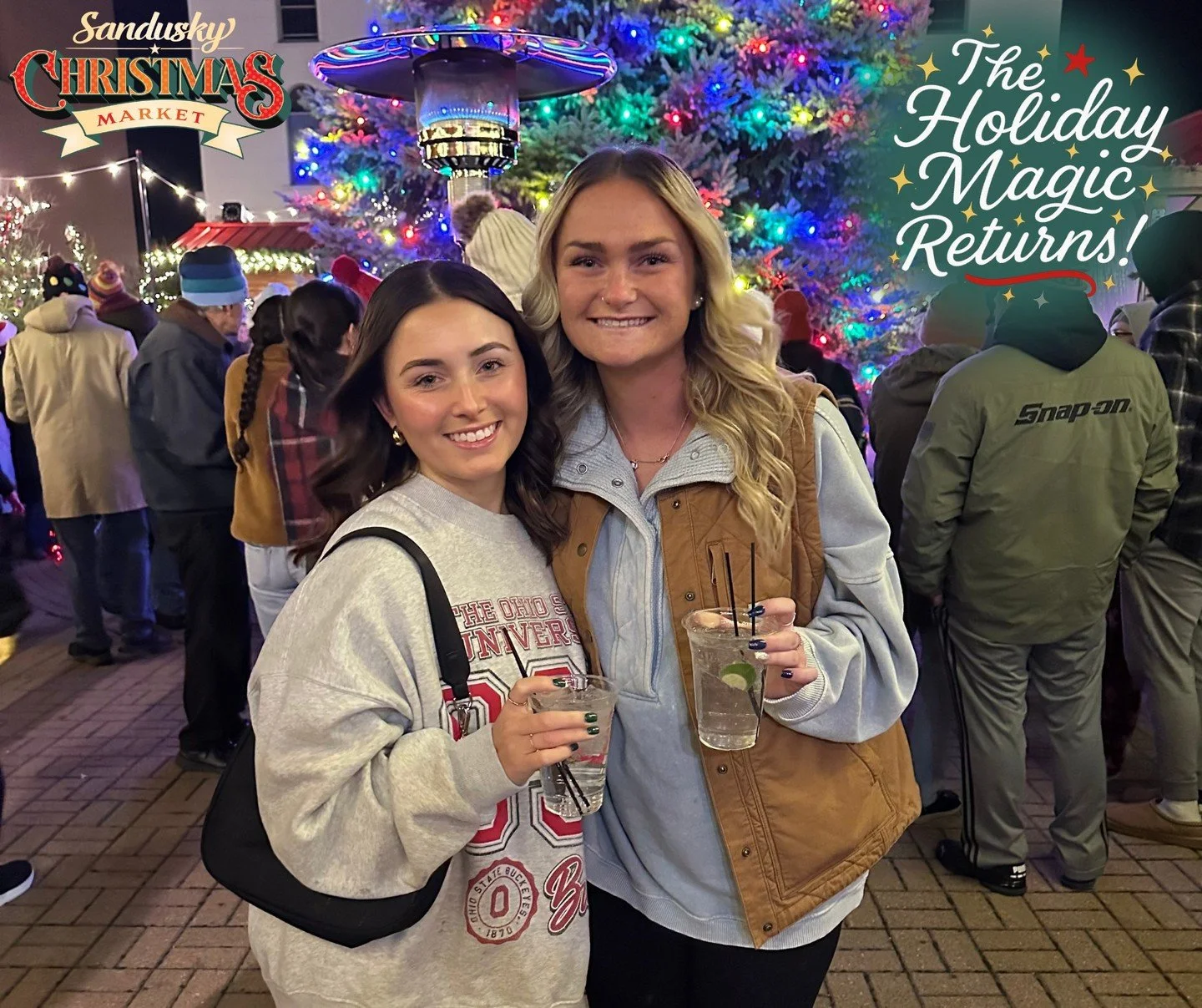 ✨🎄 The Holiday Magic Returns! 🎄✨

We are thrilled to announce the 2nd Annual Sandusky Christmas Market at Schade-Mylander Plaza! ❄️ This year will be bigger, brighter, and more magical&mdash;with MORE local artisans, delicious food, twinkling light