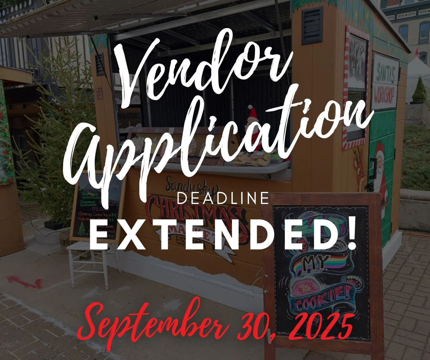 🎁✨ Big news! Our Vendor Application Deadline has been extended to September 30, 2025 &mdash; but hurry, we have only a VERY limited number of booths left and they won&rsquo;t last long! 🎄

If you&rsquo;ve been dreaming of being part of the most mag