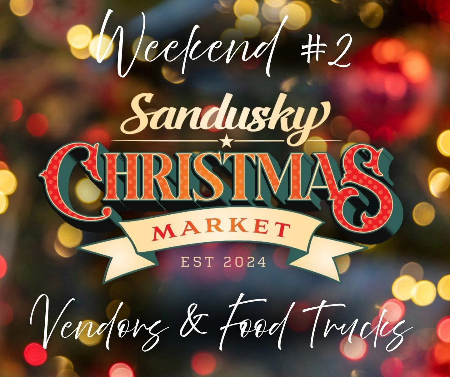 🎄✨ Weekend #2 is HERE &mdash; and the holiday magic is only getting brighter! ✨🎄

Get ready because Downtown Sandusky is about to explode with holiday cheer! Our vendor lineup this weekend is absolutely STACKED with incredible makers, artists, crea