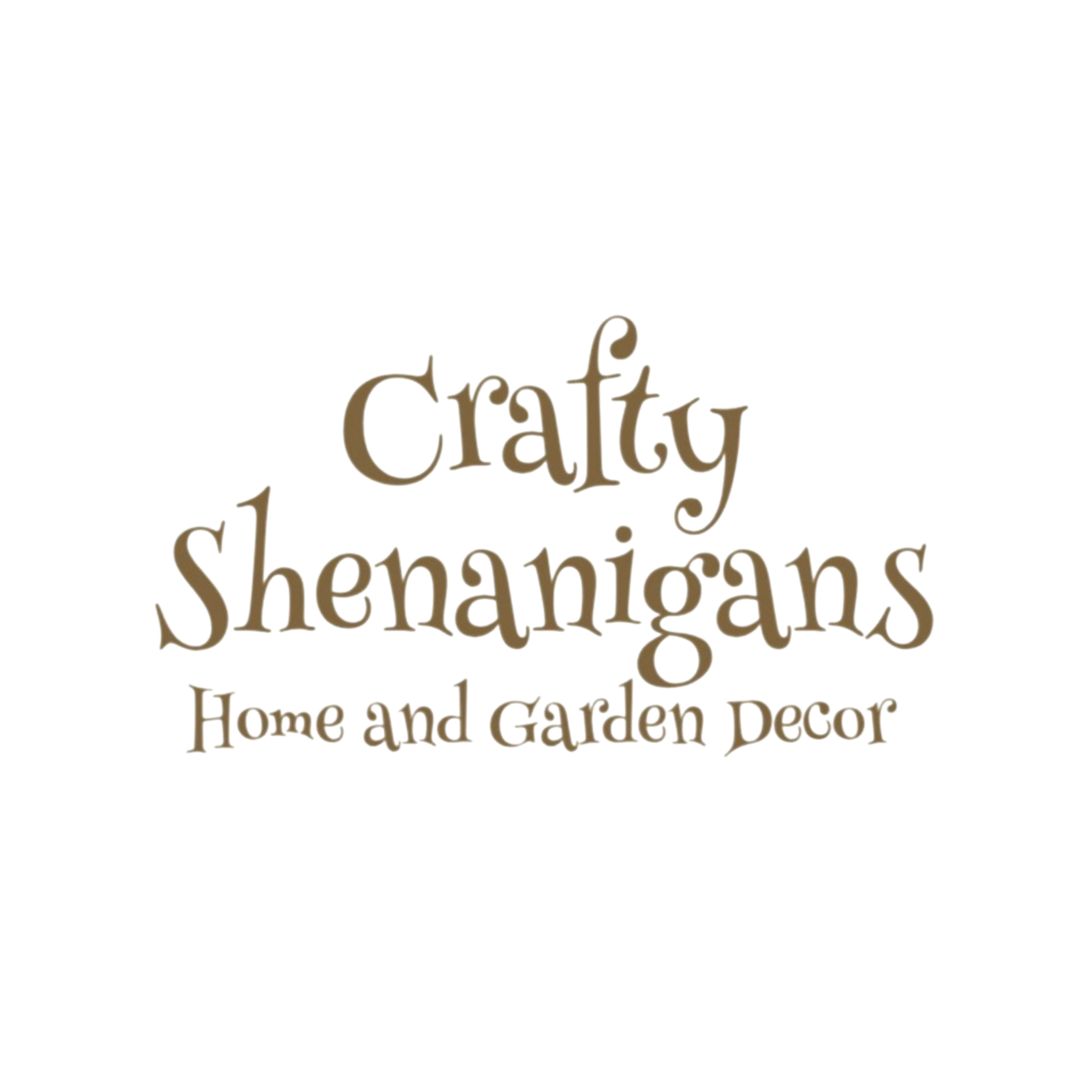Decorative text that says 'Creative Home and Garden Decor' in a stylish font with floral and natural elements.
