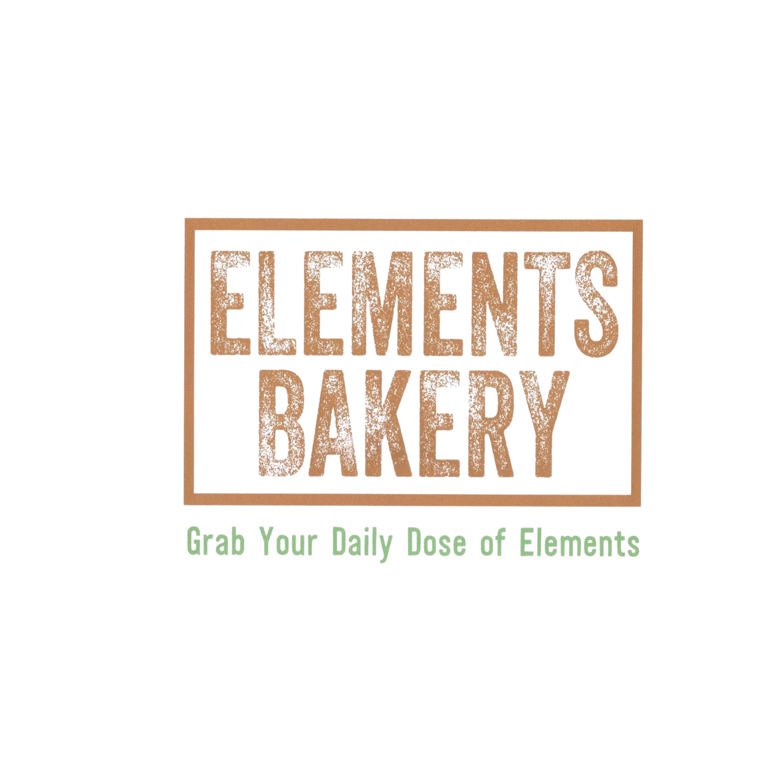 Promotional graphic with the phrase "ELEVATE YOUR DAY" in large, distressed letters. It includes the subtitle "Grab Your Daily Dose of Elements" at the bottom.