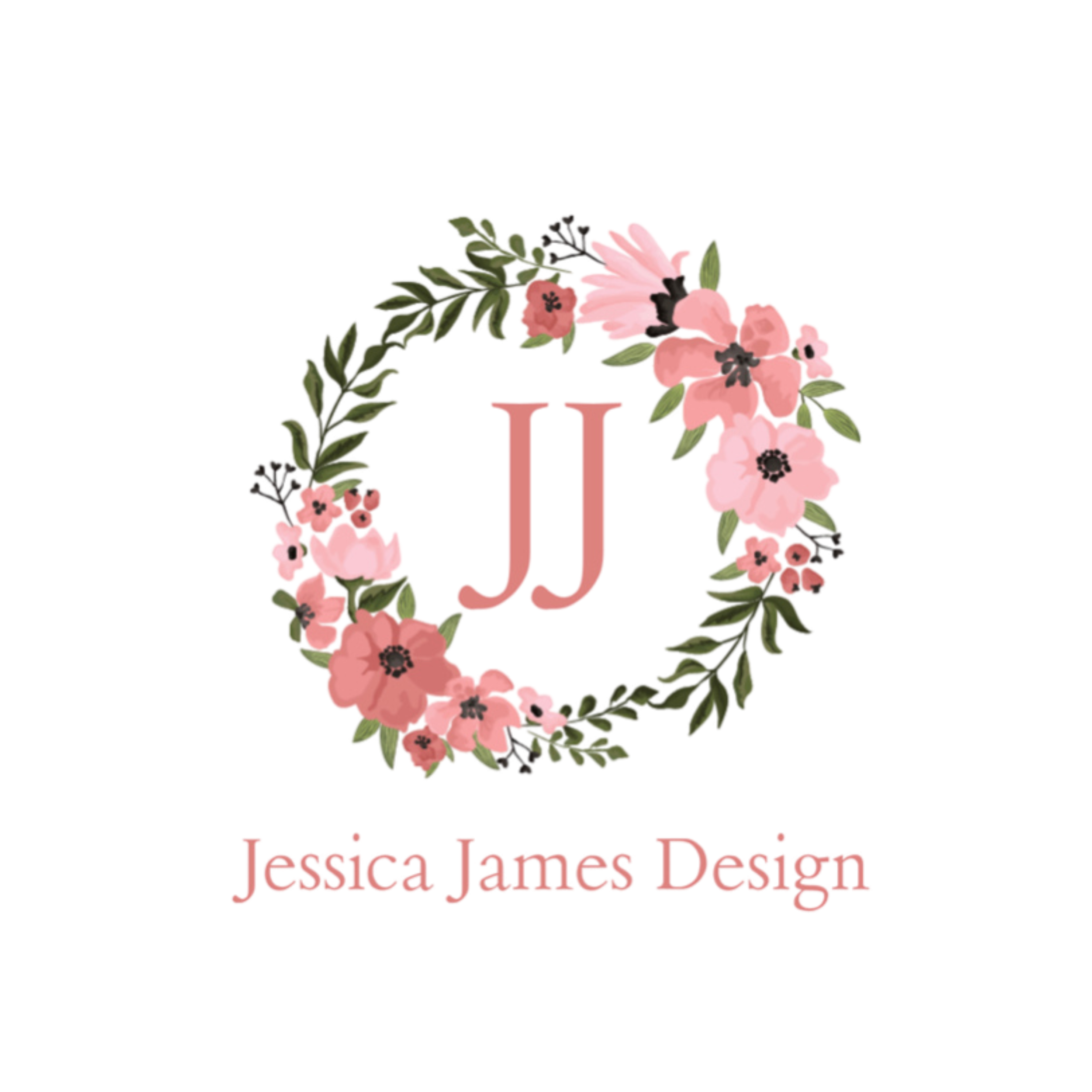 A floral arrangement with pink and black flowers and green leaves.