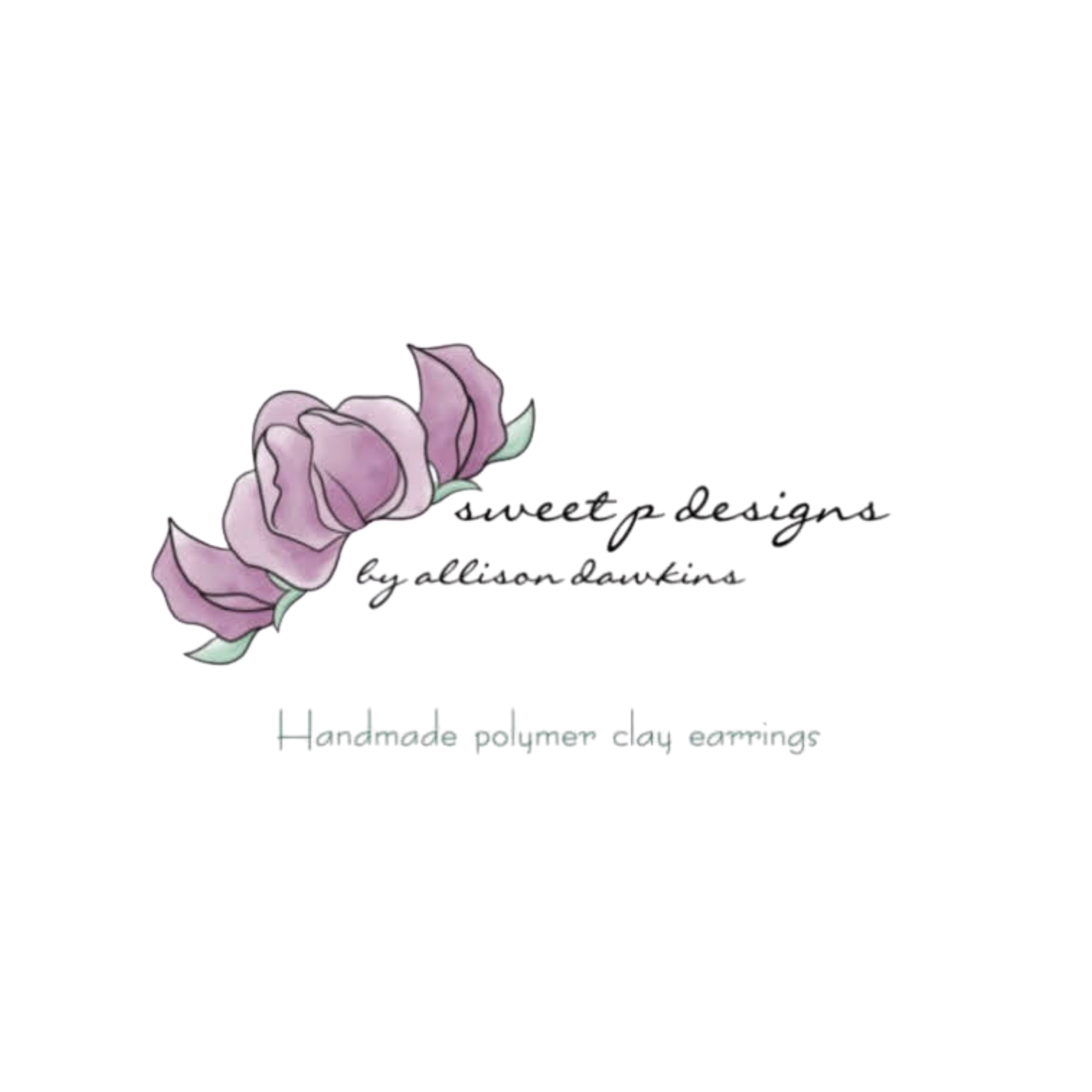 A logo with a stylized pink and purple rose and the text 'sweet design' underneath.