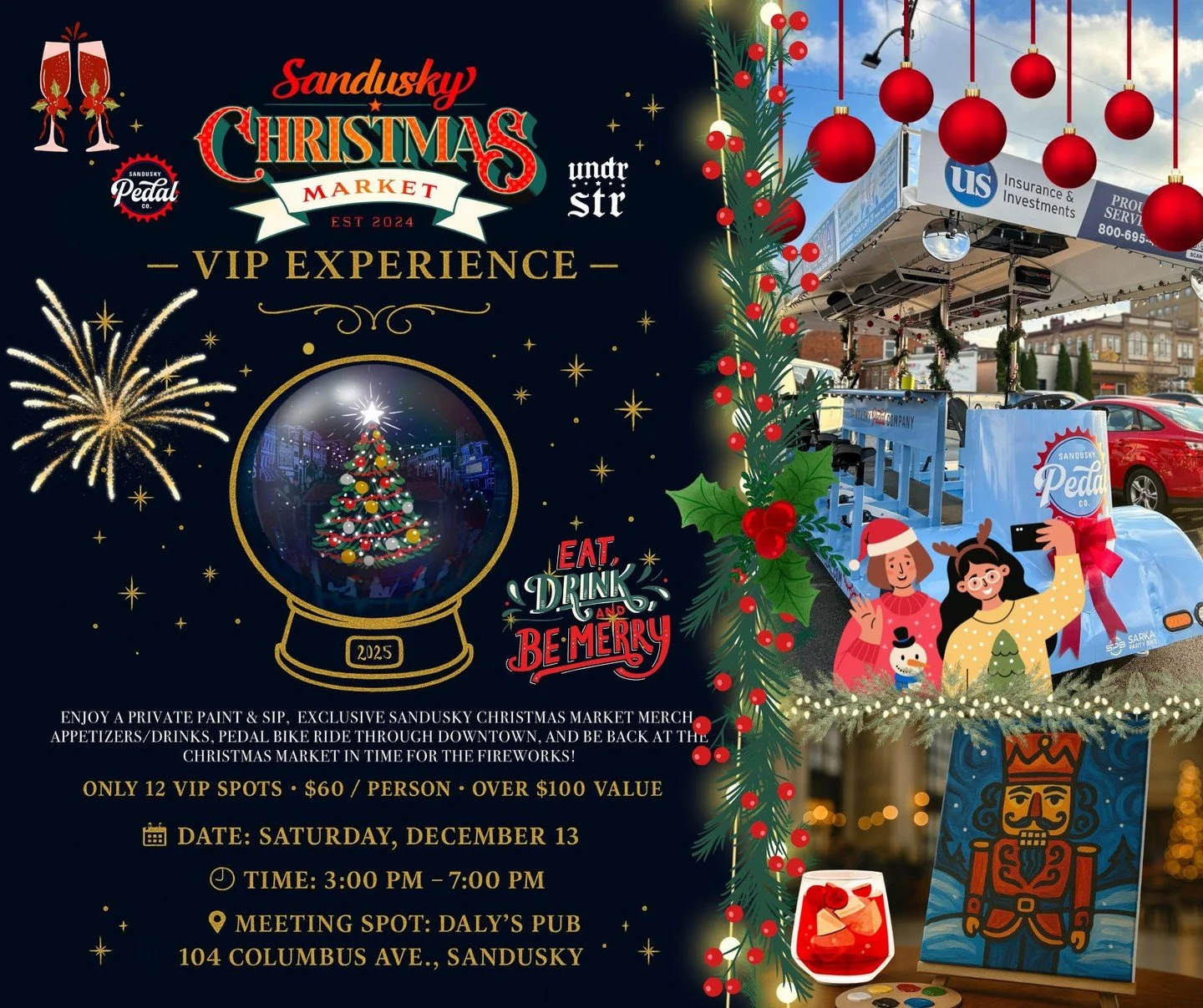 🎄🚨 HAPPENING TOMORROW &mdash; VIP TICKETS STILL AVAILABLE (BUT NOT FOR LONG!) 🚨🎄

Looking for a last-minute holiday plan that actually feels special? Grab your loved one, family, friends, coworkers &mdash; even the perfect double-date crew &mdash