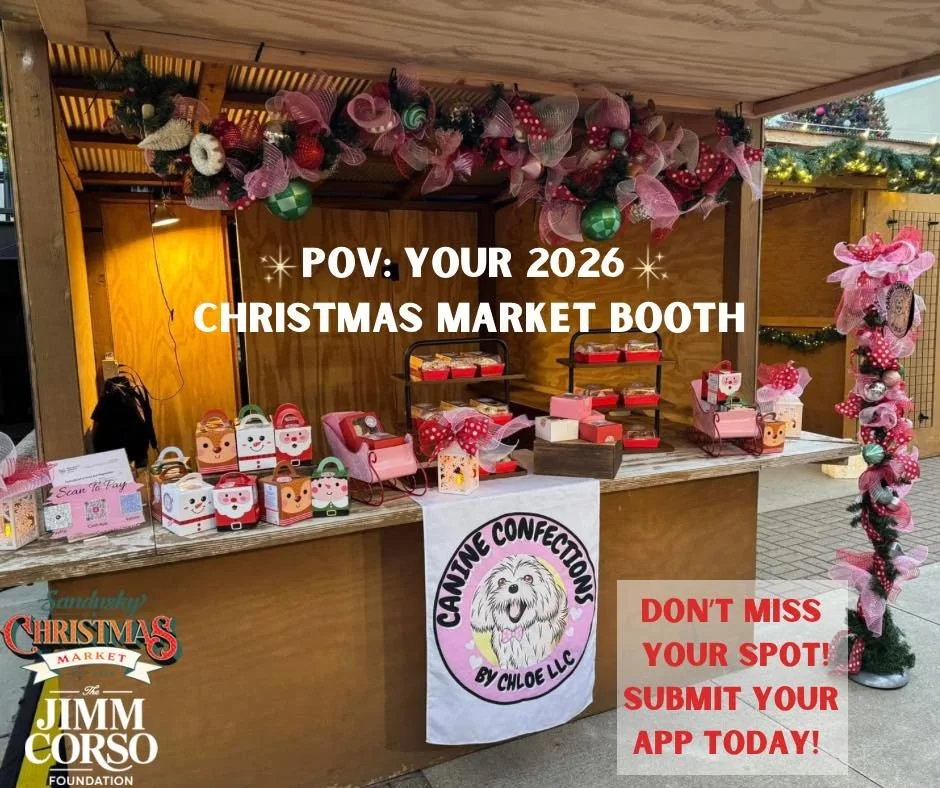 CALLING ALL VENDORS! 📣 

This could be your setup next year! Don&rsquo;t miss your chance to be a part of the 2026 Sandusky Christmas Market. 

Early submission is highly encouraged! Don&rsquo;t wait, apply at the link below today ✨ 

https://www.sa
