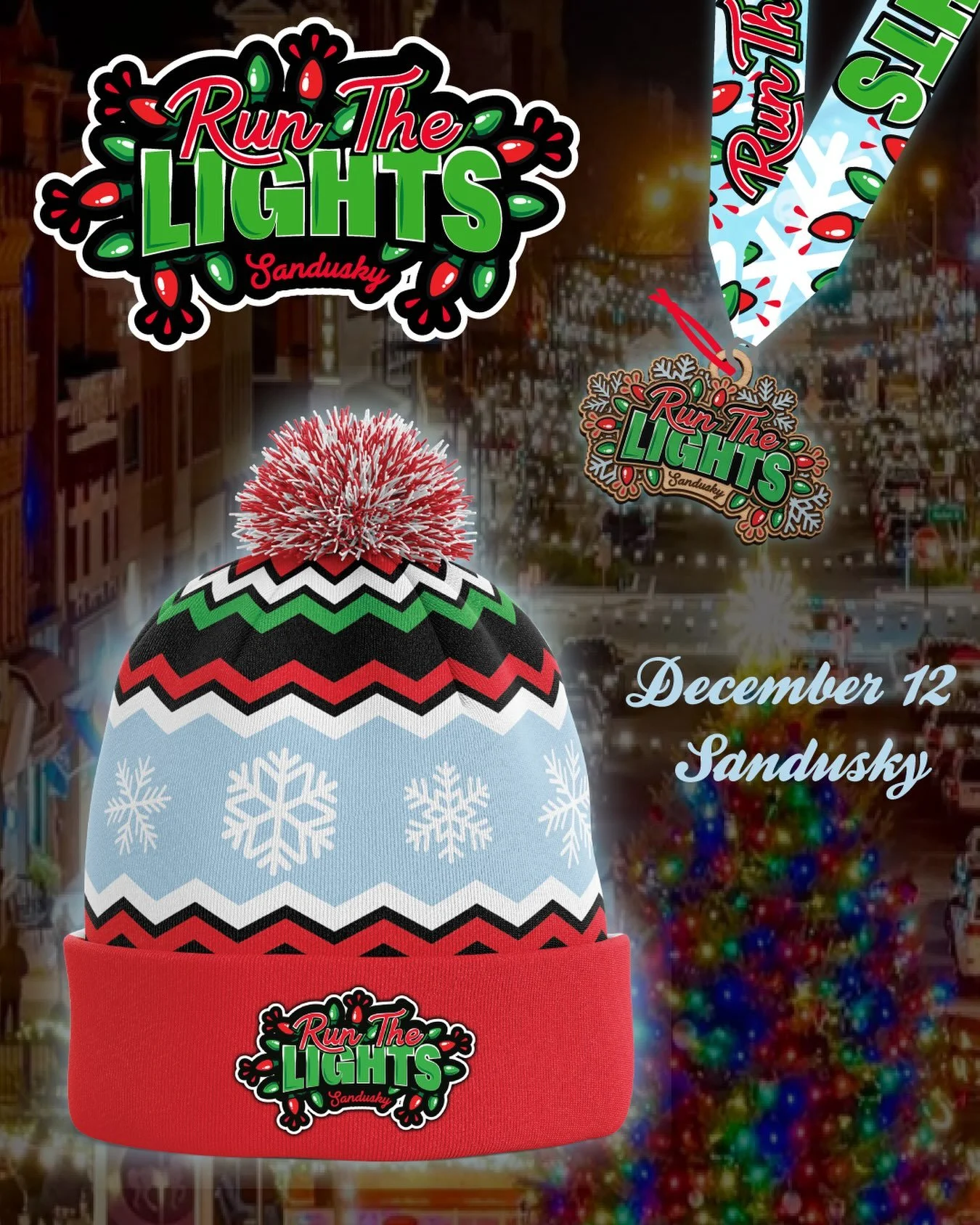 🎄 Run your way into the Christmas Season 🎄

Join The Sandusky Christmas Market for a festive 2 mile run/walk through the Christmas displays in Washington Park surrounded by the glow of the season! 

Come dressed in your favorite gear or ugly sweate