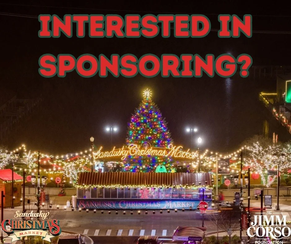 Big or small, every contribution helps keep the holiday magic alive! ❤🎄

Interested in sponsoring the Sandusky Christmas Market? We have opportunities for businesses, organizations and individuals to be a part of the tradition. 

Explore sponsorship