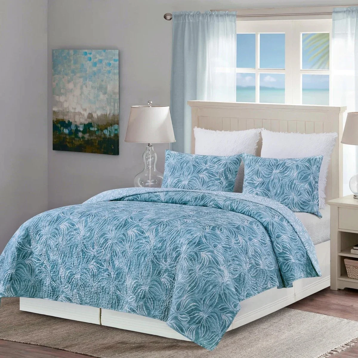 Azzurra Quilt Set