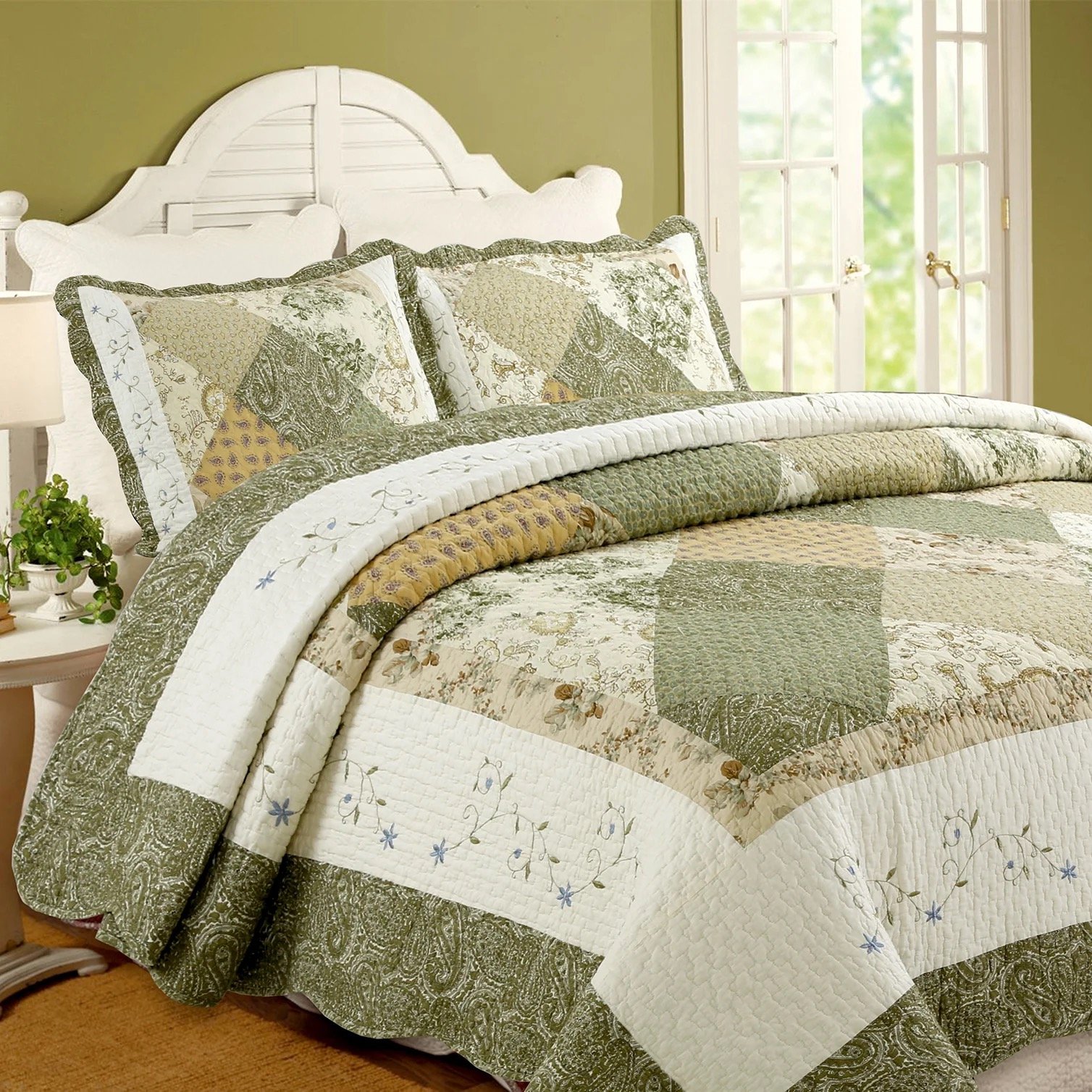 Vintage Sage Quilt Set