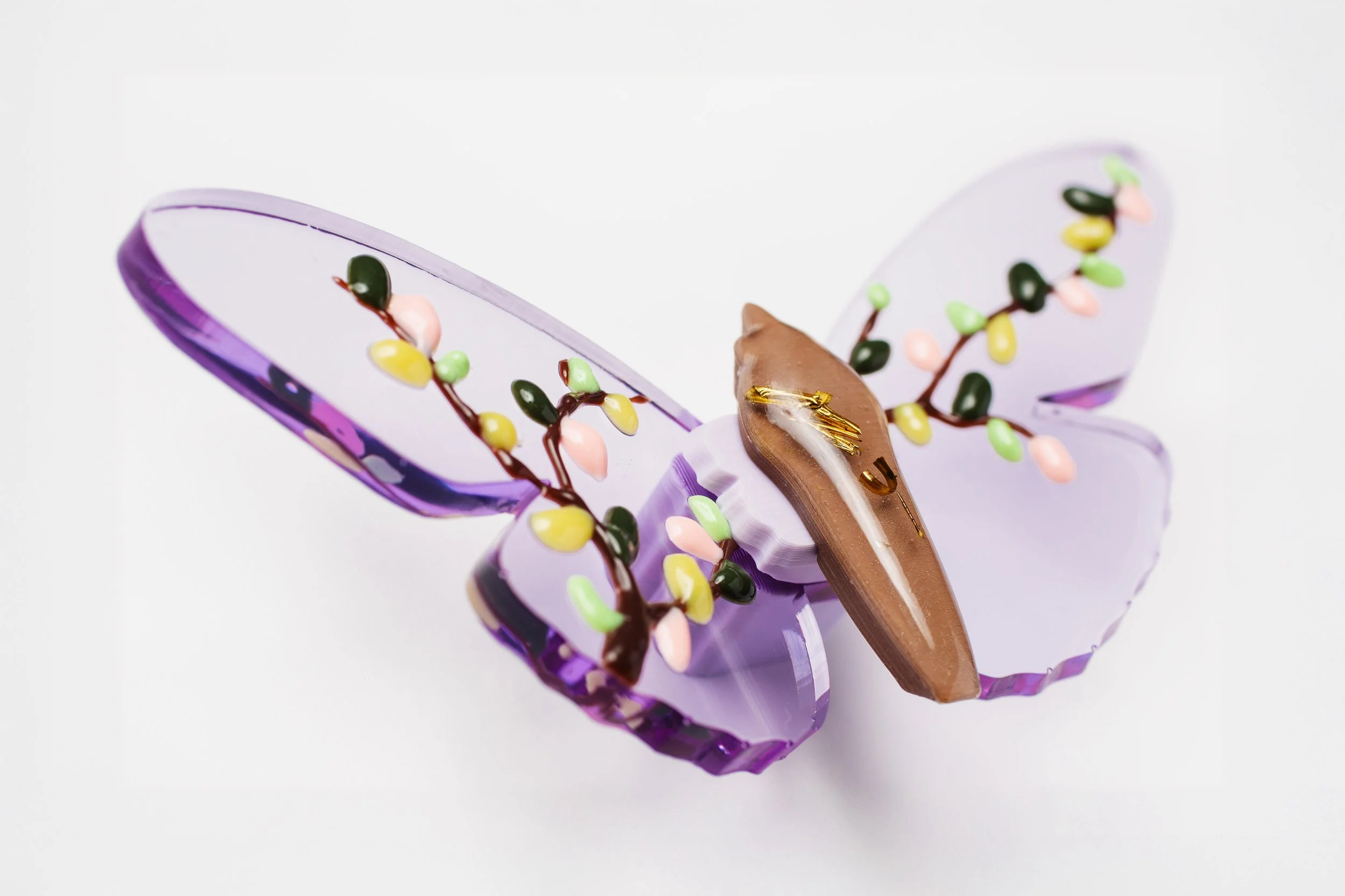 Miniature soft resin butterfly art representing the community affected by the Thousand Oaks, CA mass shooting