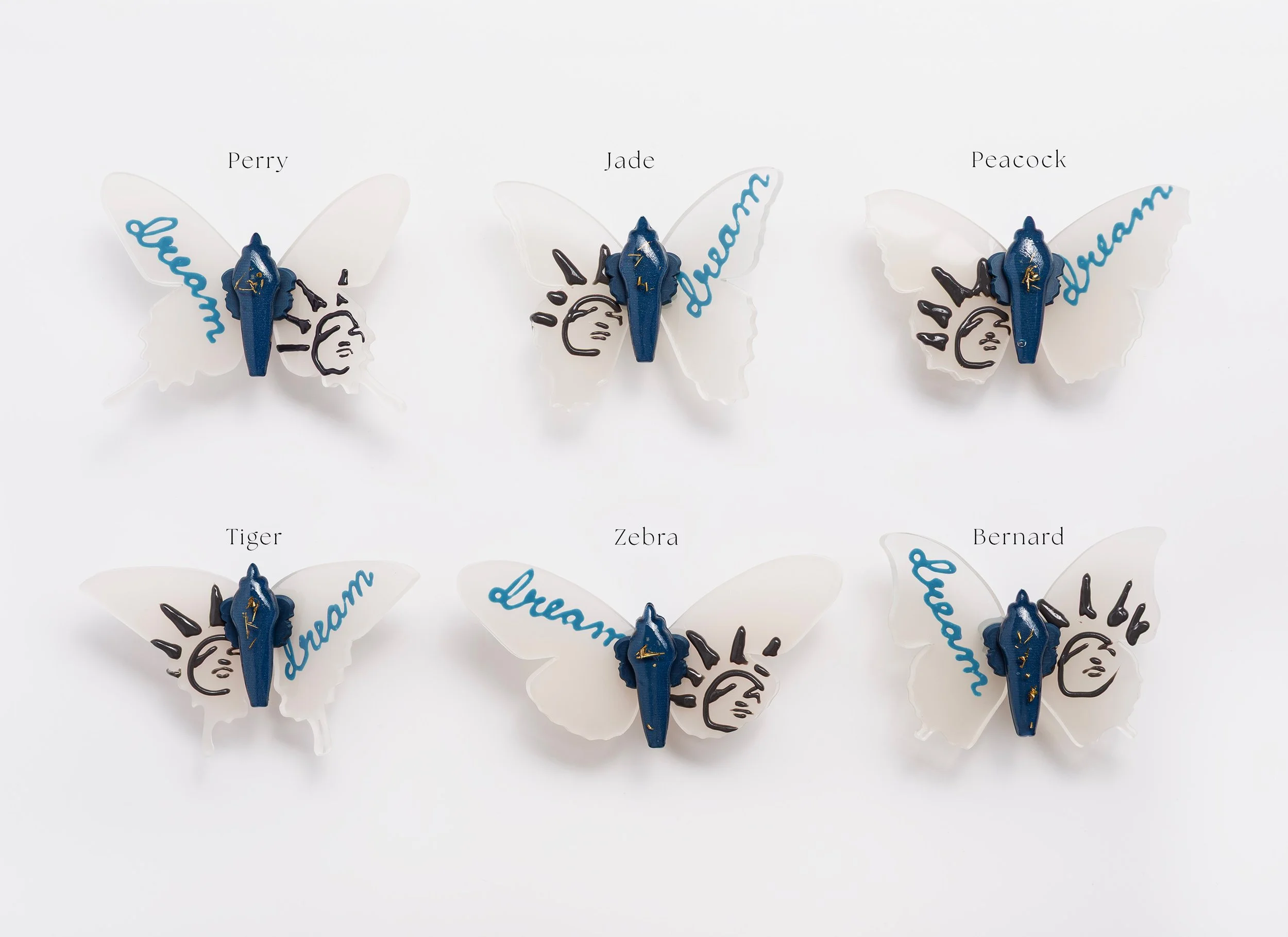 Miniature soft resin butterfly art representing the community affected by the American Civic Association mass shooting in Binghamton, NY