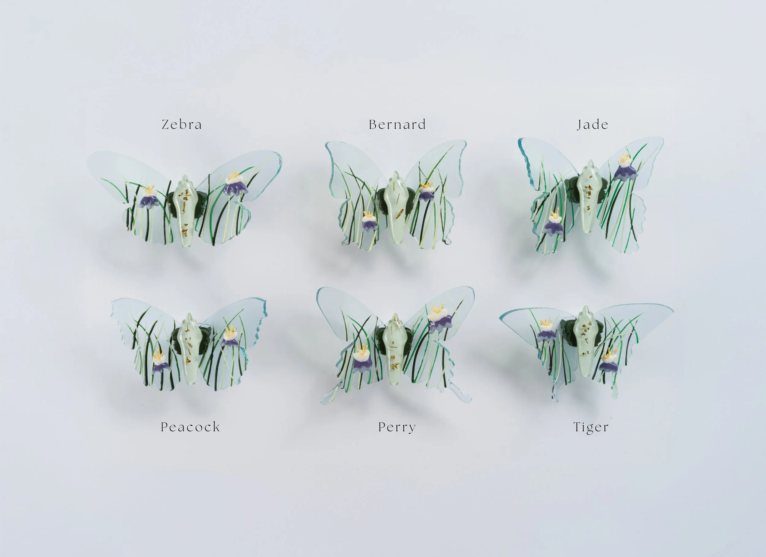 Miniature soft resin butterfly art representing the community affected by the Columbine High School mass shooting in Littleton, CO