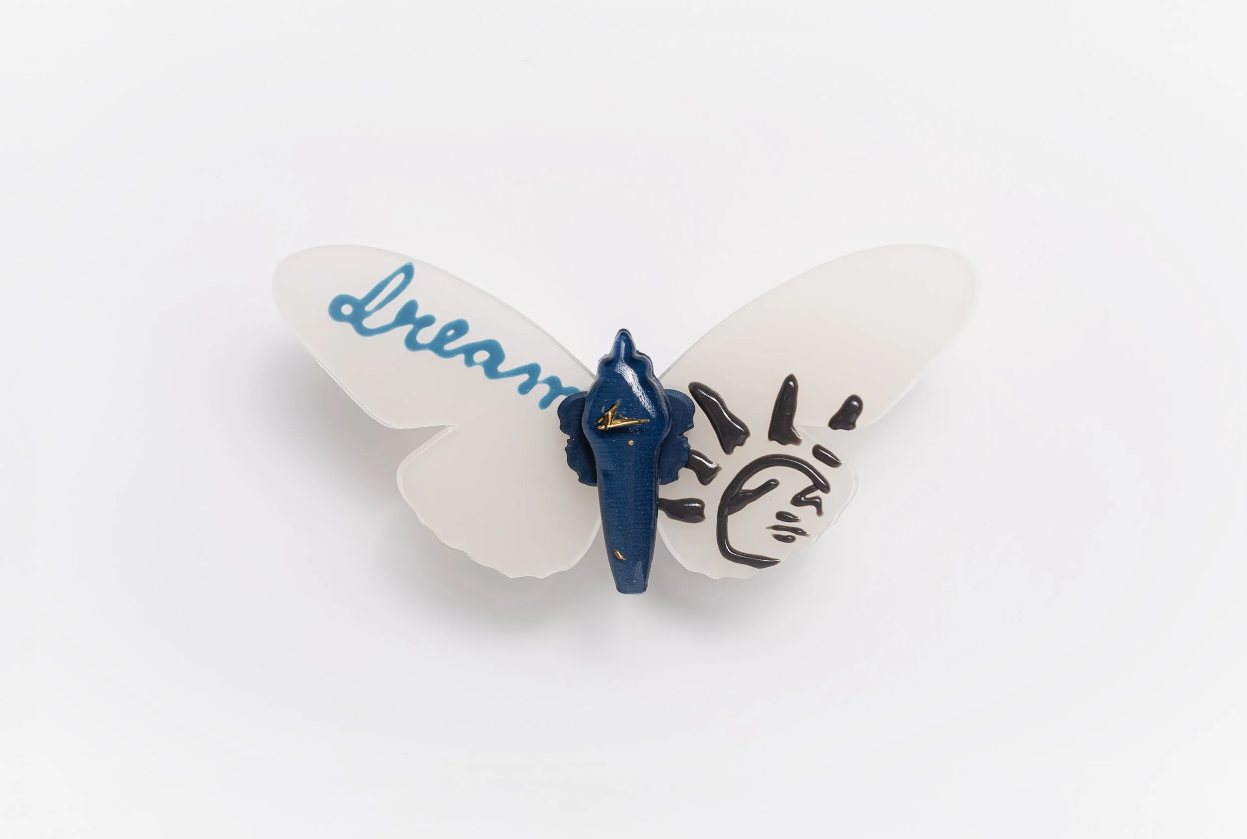 Miniature soft resin butterfly art representing the community affected by the American Civic Association mass shooting in Binghamton, NY