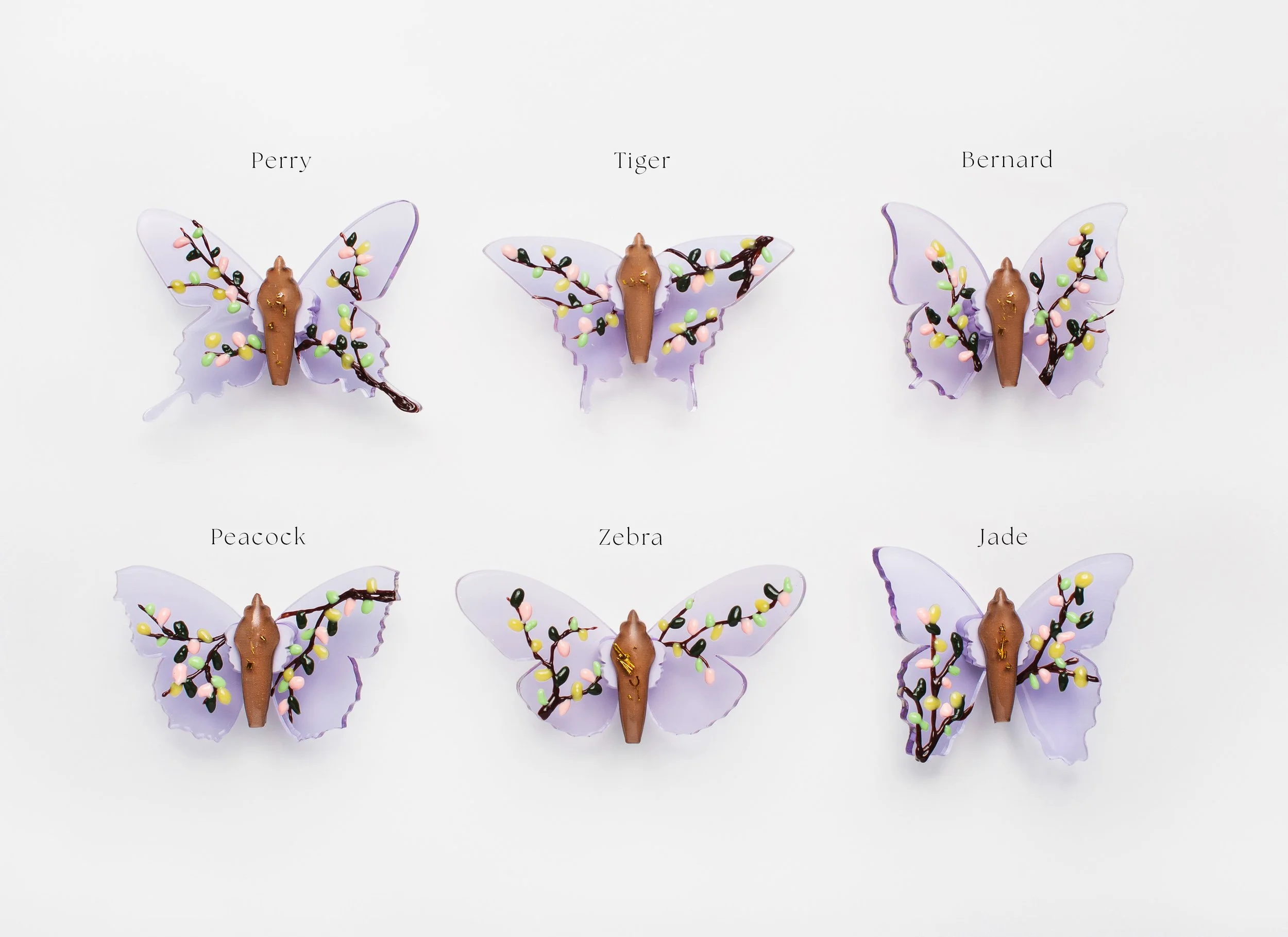 Miniature soft resin butterfly art representing the community affected by the Thousand Oaks, CA mass shooting