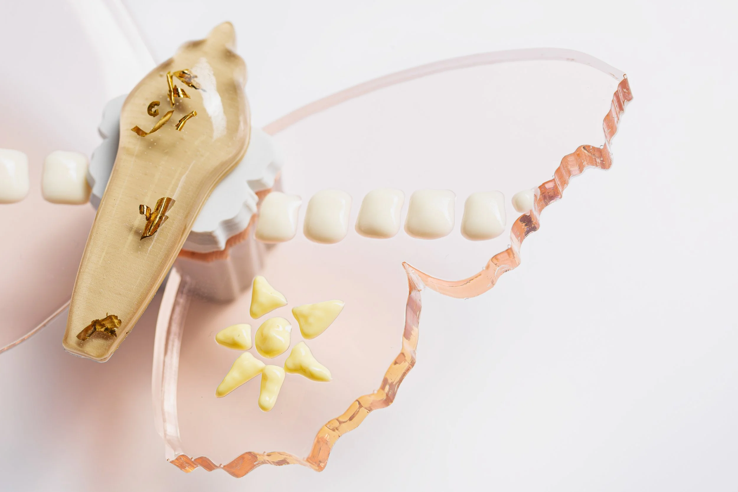 Miniature soft resin butterfly art featuring mosaic tiles representing the community affected by the Robb Elementary School mass shooting in Uvalde, TX