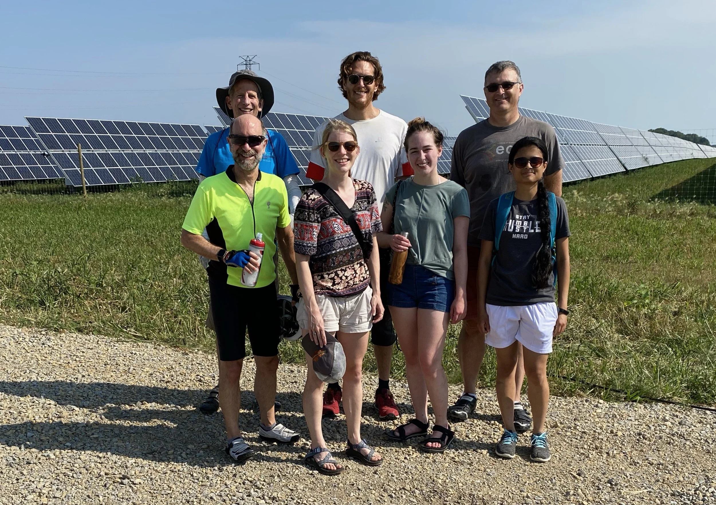 Nemet on tour of solar facility