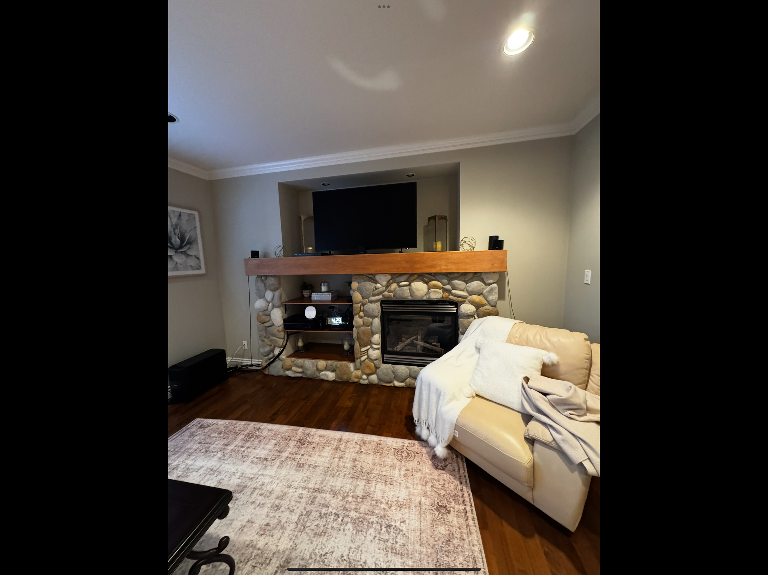 Helland bespoke fireplace build