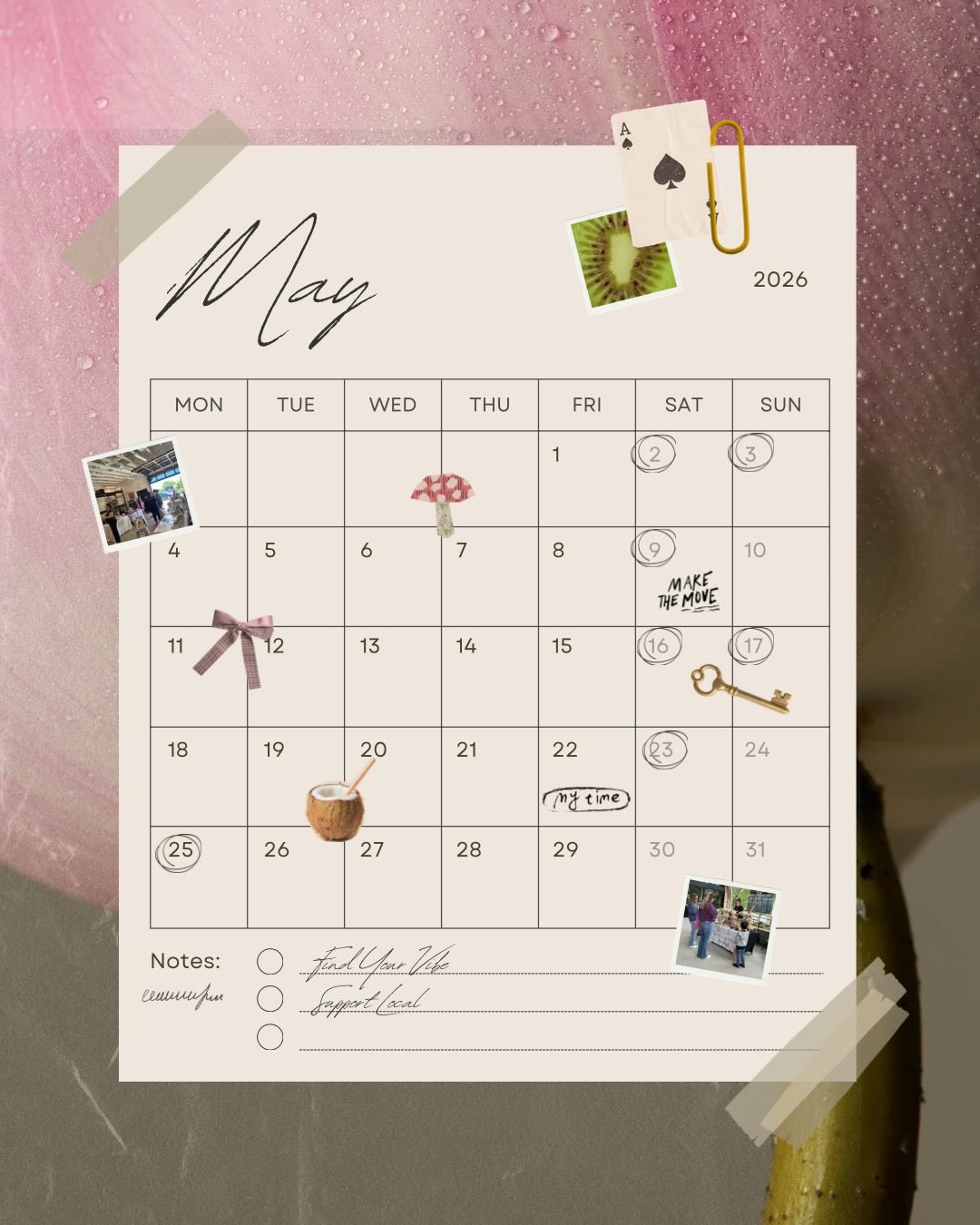 🌸✨ may is PACKED&hellip; like cancel-your-other-plans packed ✨🌸

longer days, warmer nights, and a full calendar of markets ready to take over your weekends 😌

we&rsquo;re talking:
☕ cozy coffee mornings
🍻 brewery hangs
🎨 art, handmade goods, an