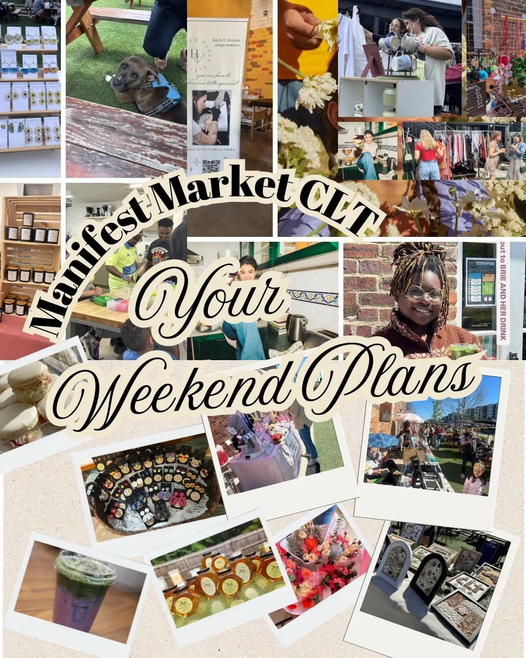Your official reminder that this weekend could absolutely be spent wandering around local markets with an iced coffee in one hand and a tote bag full of tiny treasures in the other 👀✨

We&rsquo;ve got FOUR Manifest Market events happening this weeke