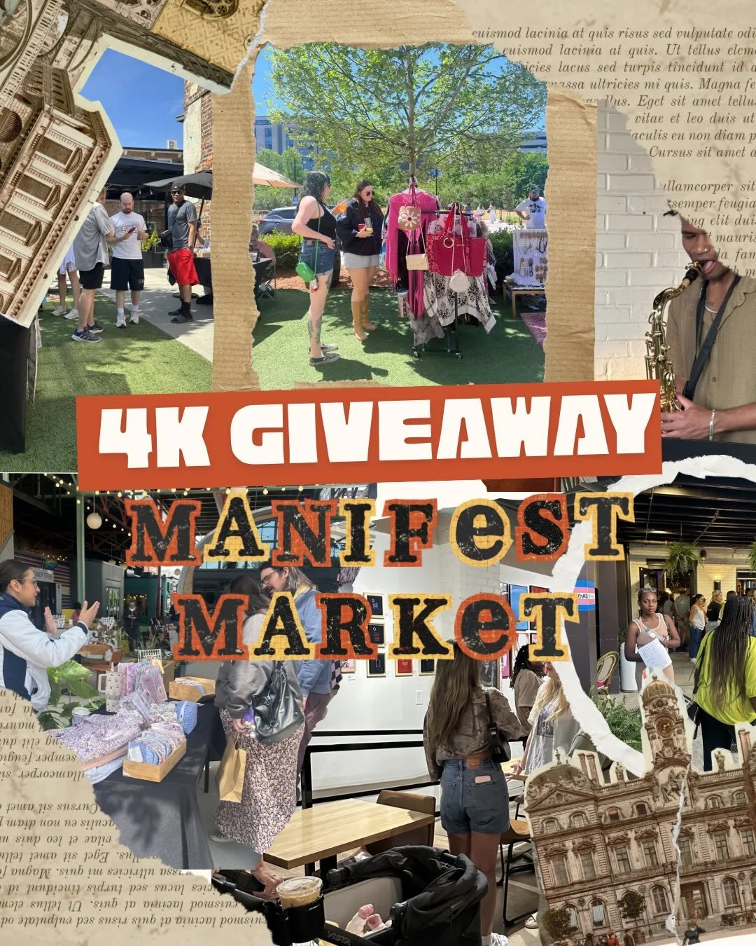 ✨ 4K GIVEAWAY ✨

4,000 people choosing to support local artists, makers, small businesses, coffee shops, breweries, and community-centered events is honestly kind of wild to us 💛

Manifest Market started as a small idea and has grown into something 