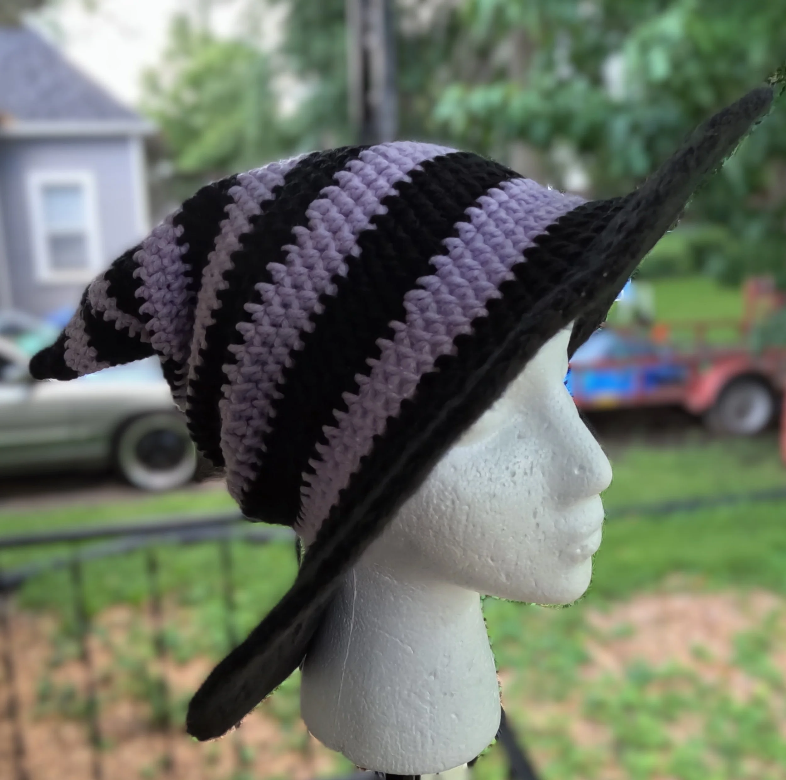 Striped Witchy Hat