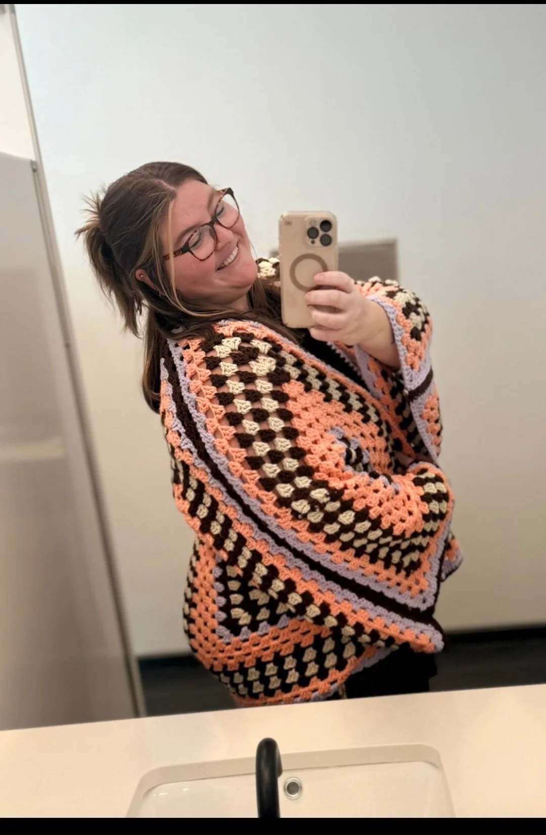A custom crochet Taylor swift inspired cardigan 