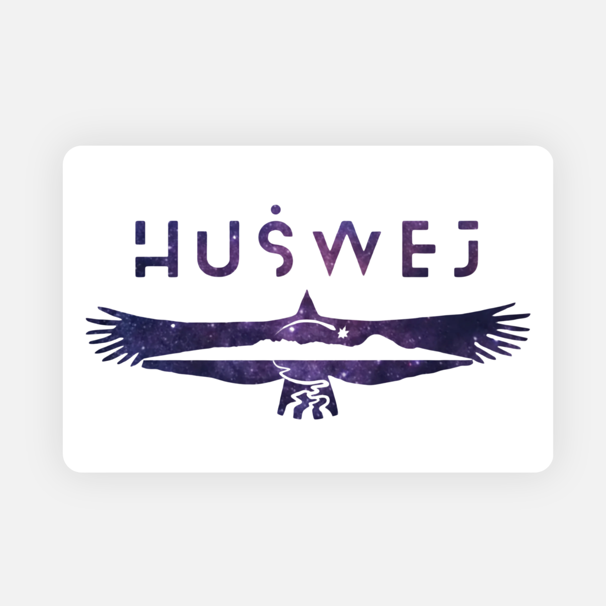HUṠWEJ Rectangle Sticker