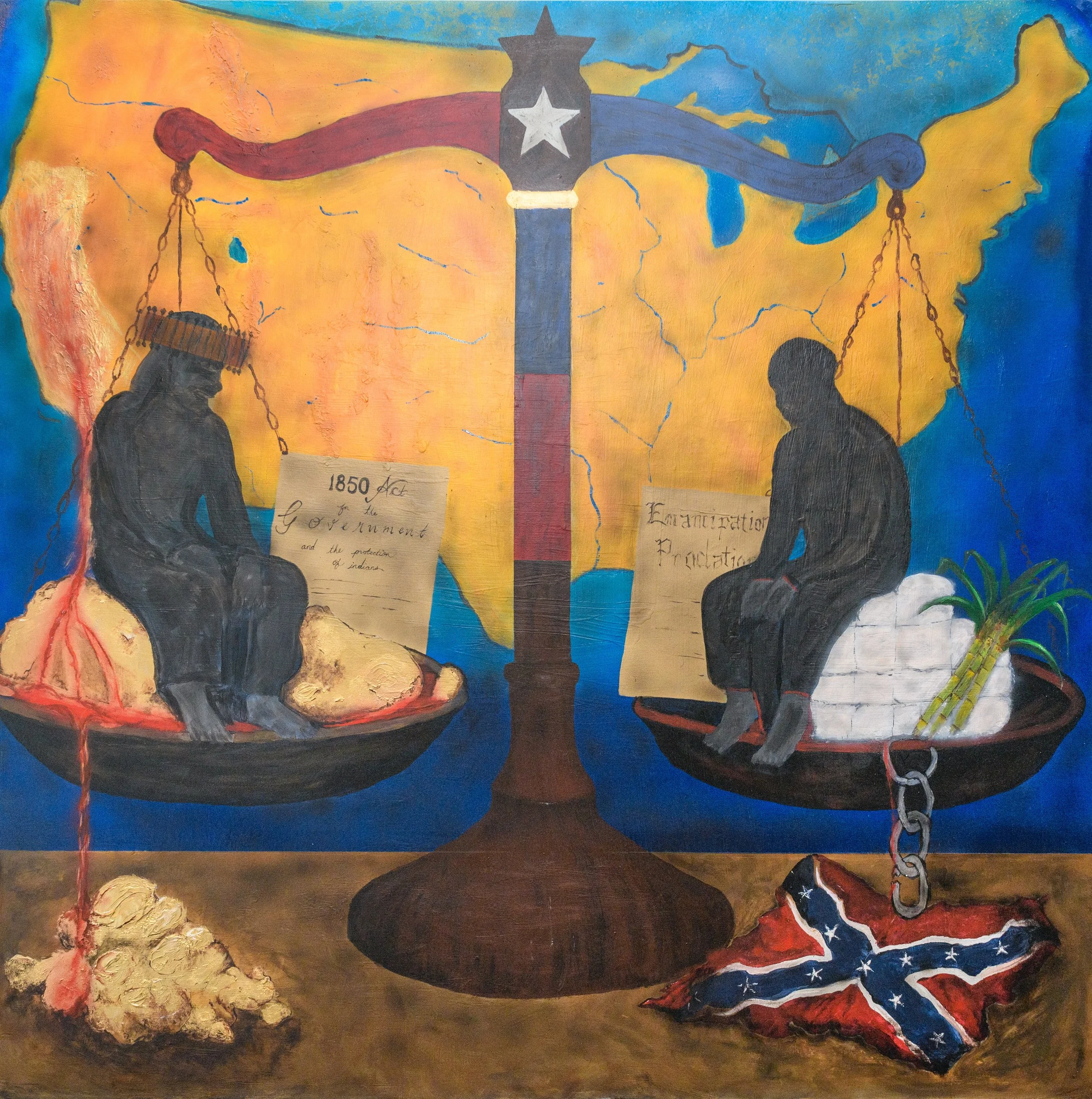 The Gilded Price Of Freedom Print