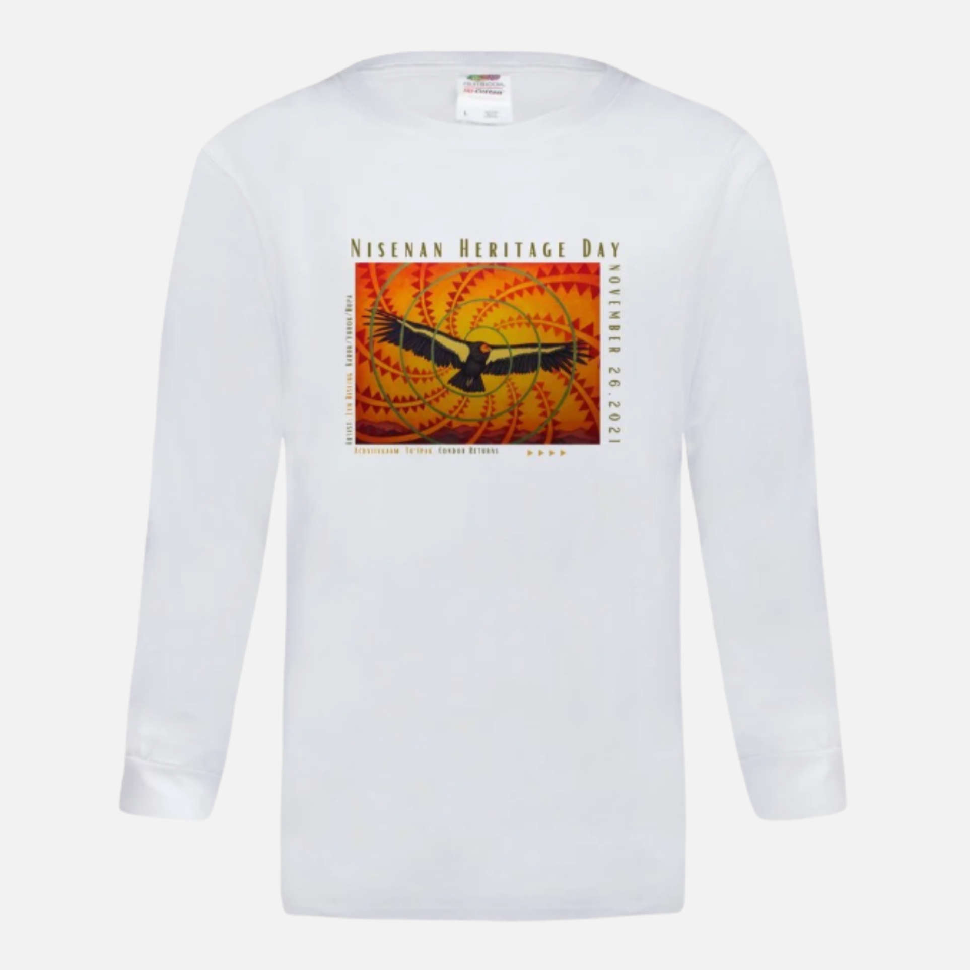 Achviivkaam Tu'Ípak Long Sleeve Tee in White