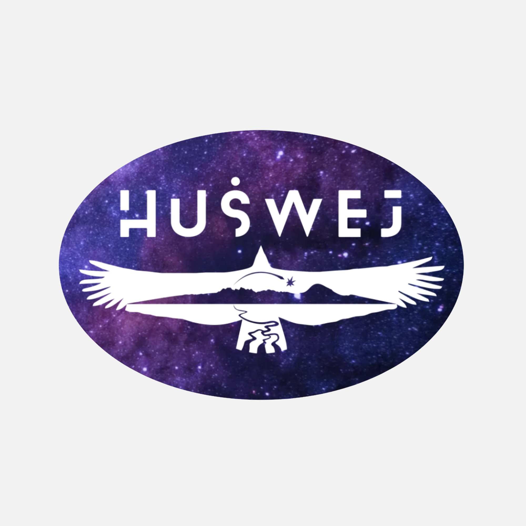 HUṠWEJ Oval Sticker