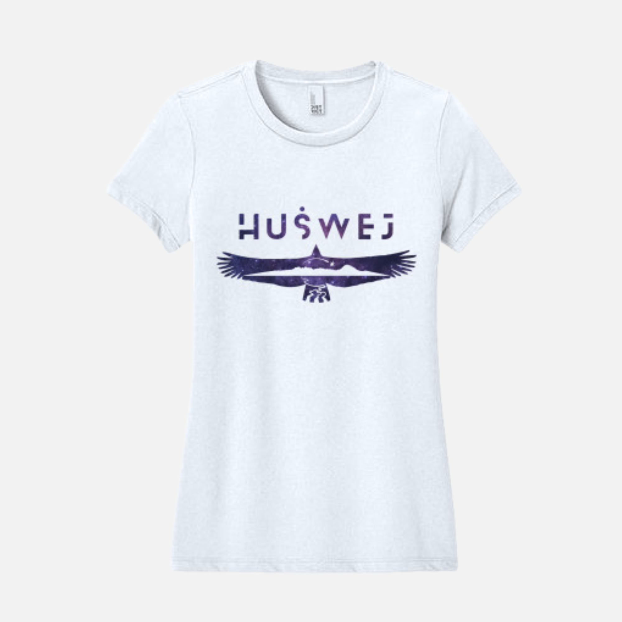 HUṠWEJ Slim Fit Tee in White