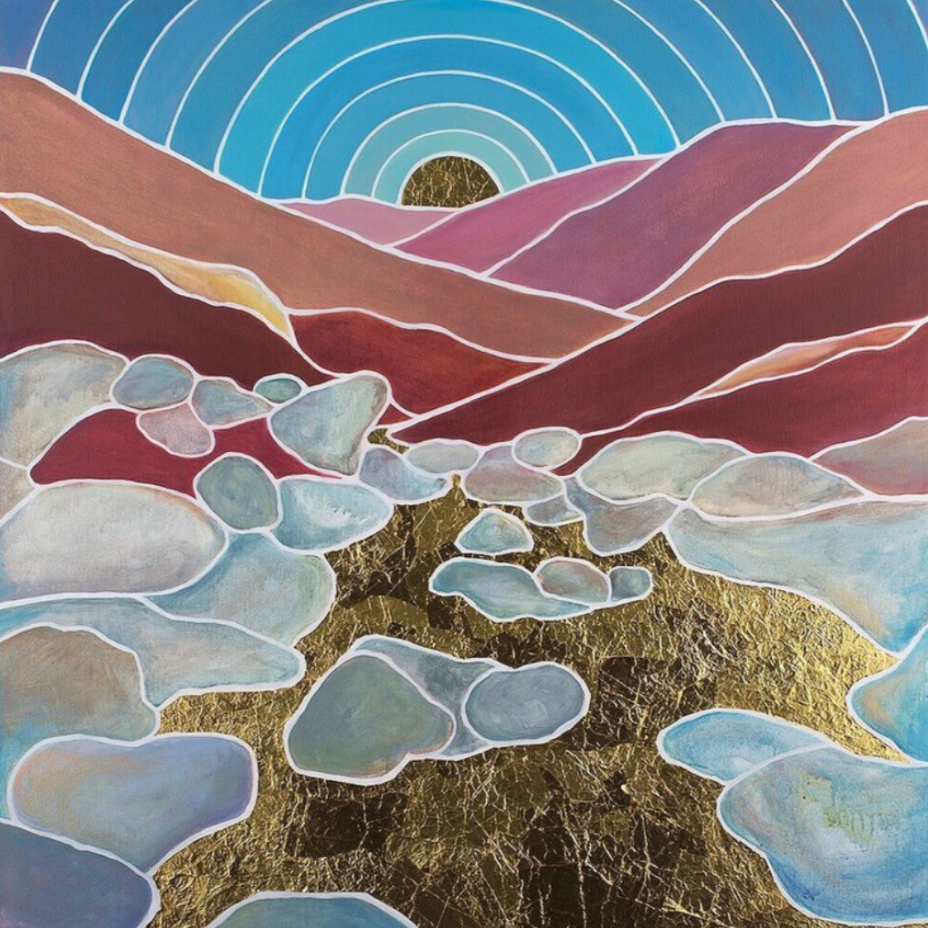 The Land is Gold Print