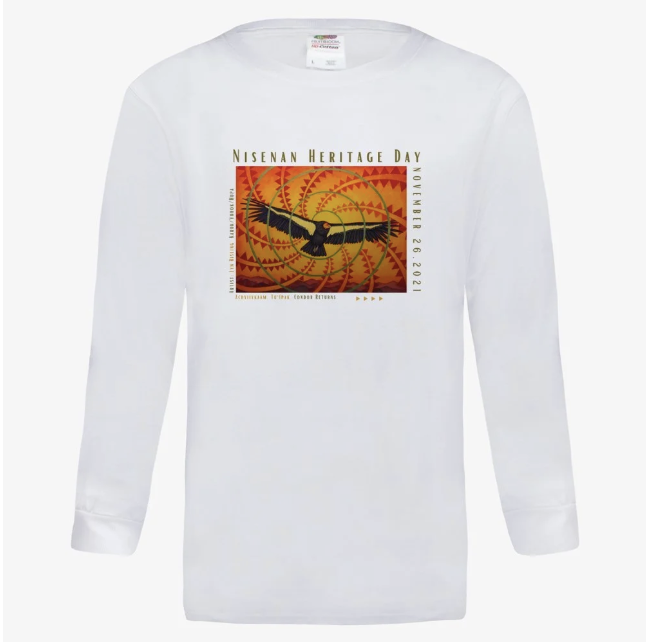 Achviivkaam Tu'Ípak Long Sleeve Tee in White