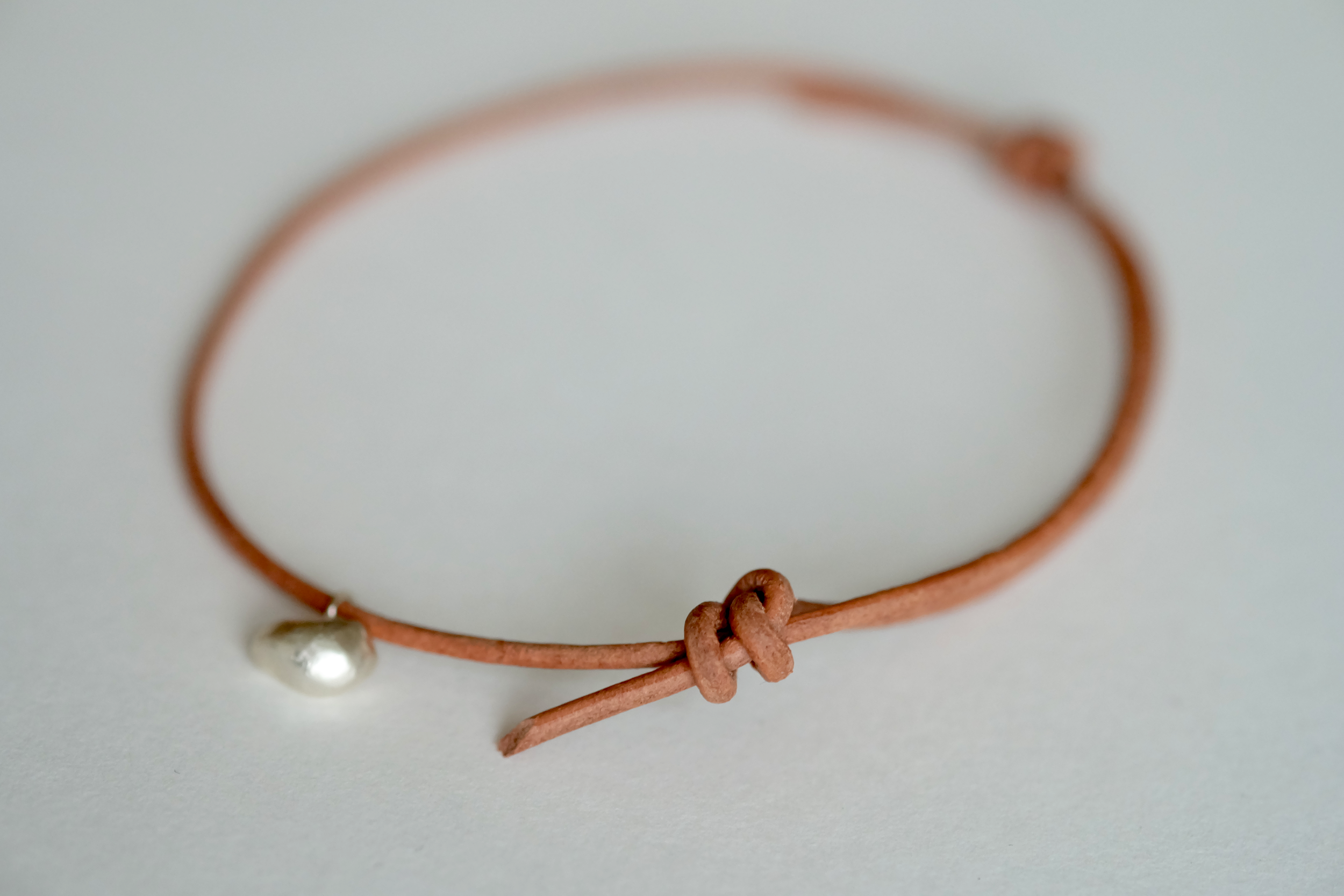 55) tribal tribute . bracelet . silver & leather . adjustable in size . dkk 440