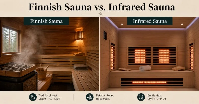 Finnish Sauna vs. Infrared Sauna in Newburgh