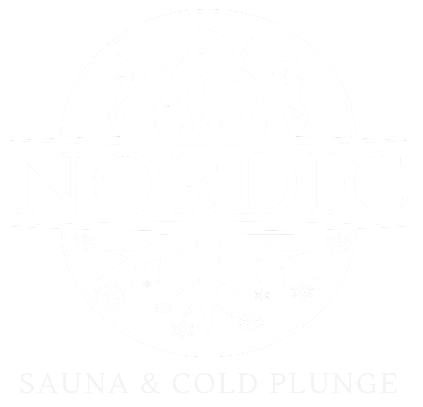 Nordic on Nine Sauna and Cold Plunge logo — Scandinavian wellness spa in New Windsor NY